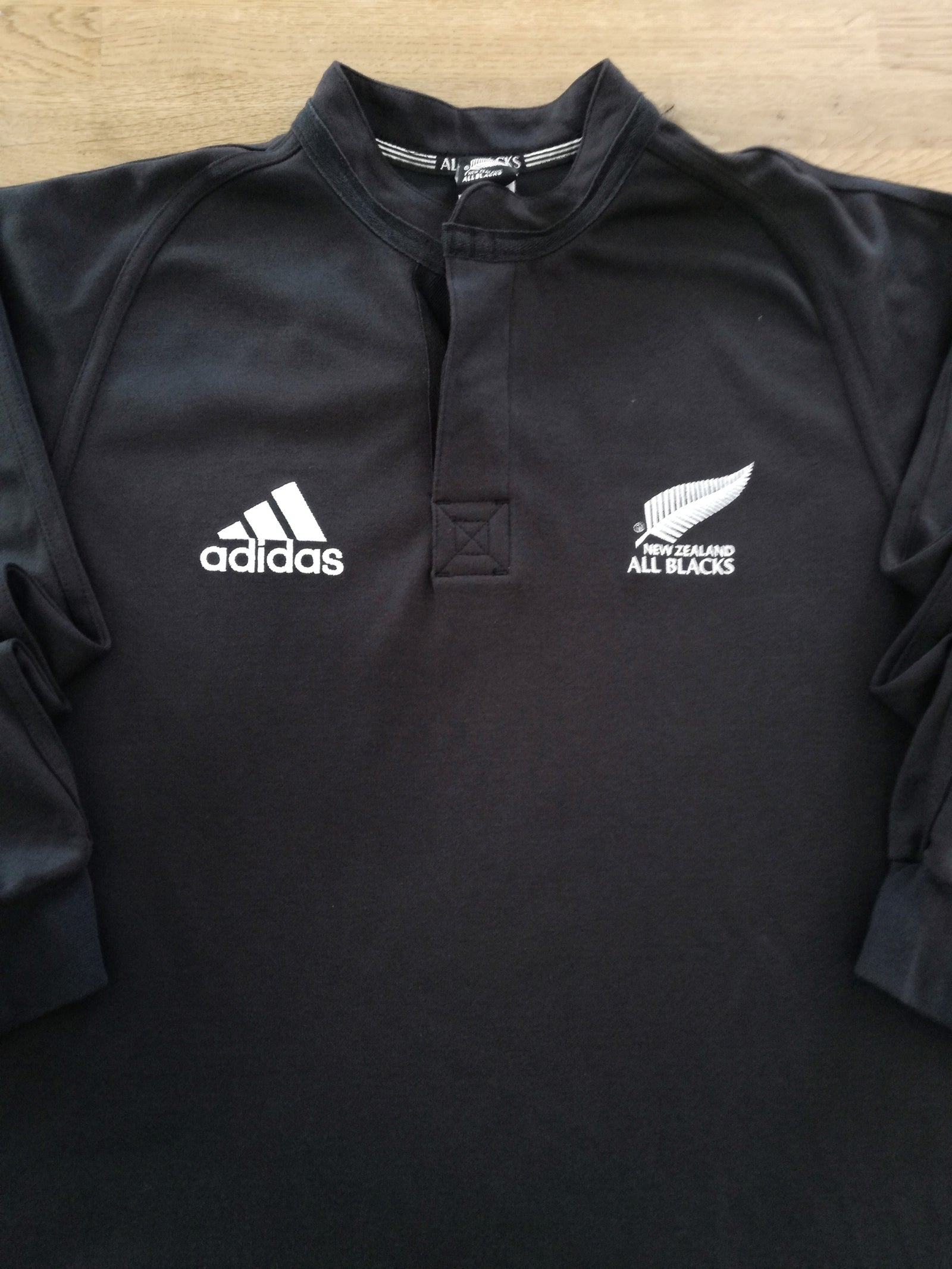 2001 New Zealand Home Long Sleeve Rugby Shirt