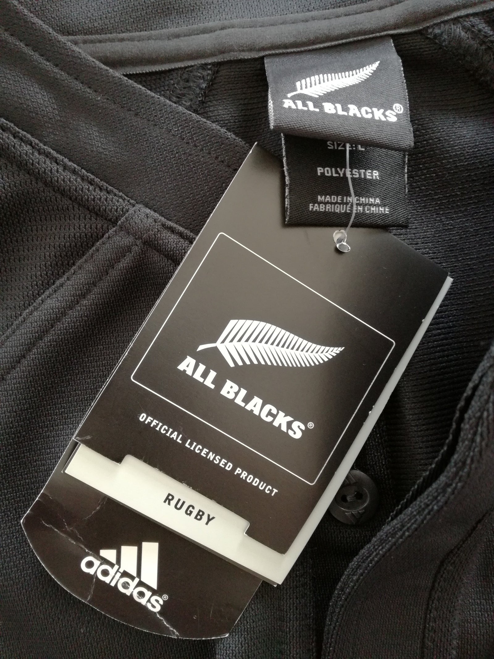 2005 New Zealand Home Rugby Shirt (L) *BNWT*