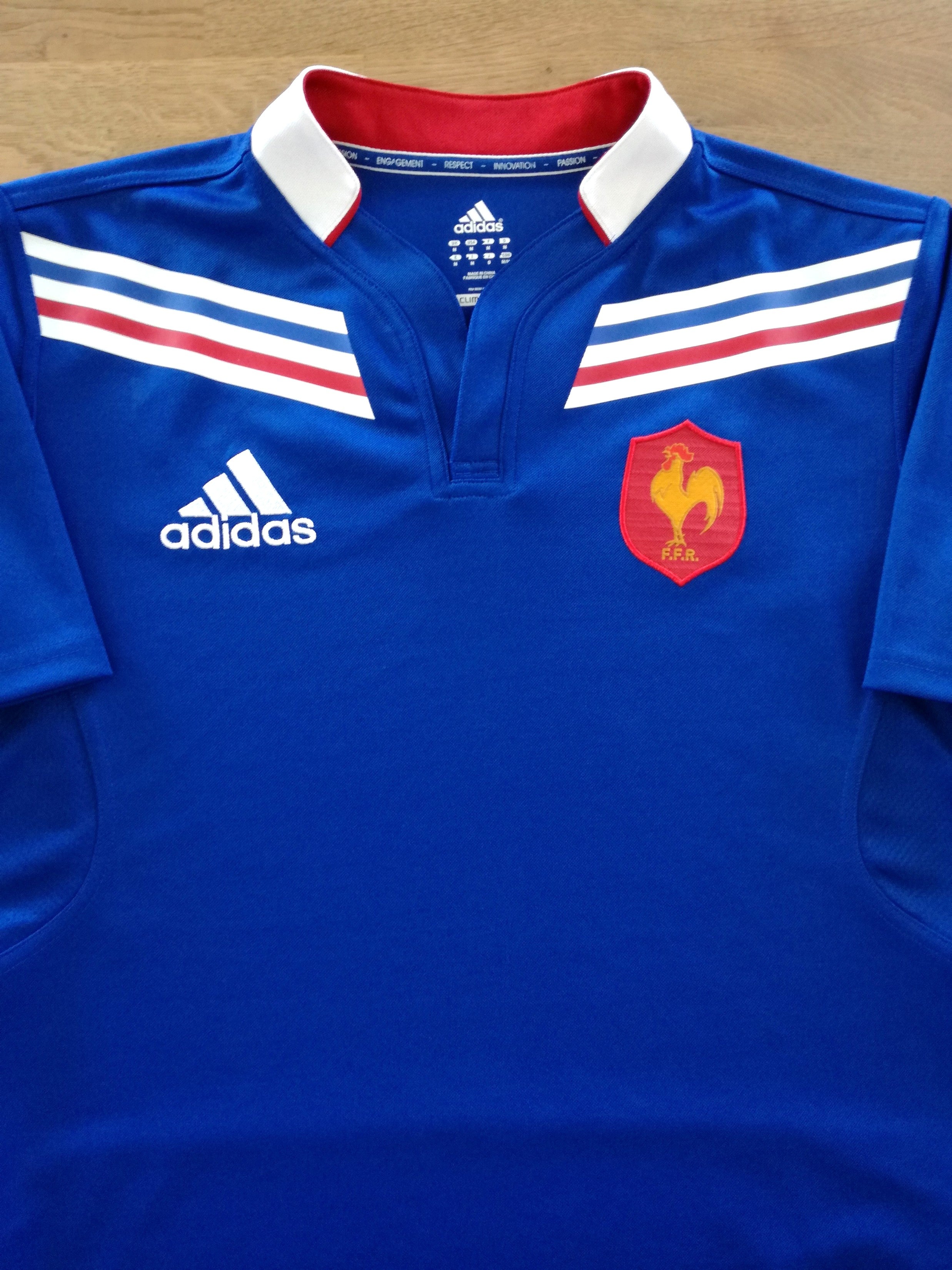 2012/13 France Home Rugby Shirt
