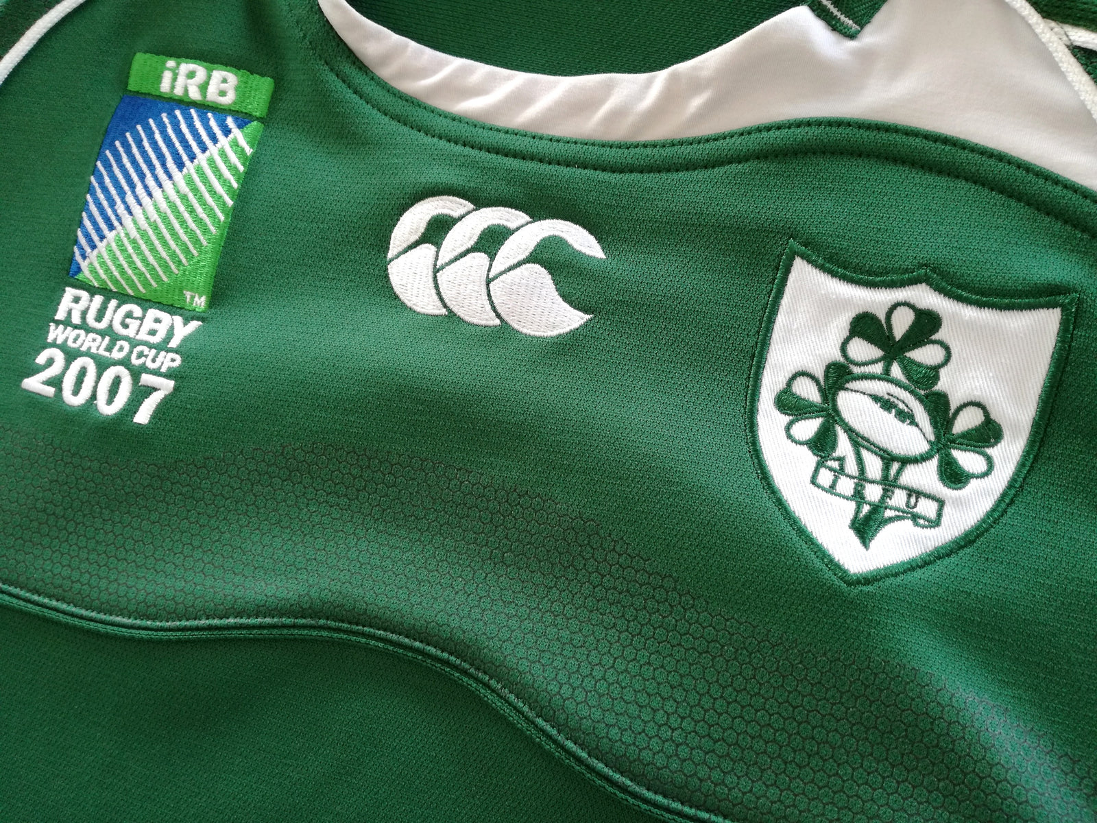 2007 Ireland Home World Cup Pro-Fit Rugby Shirt (S)