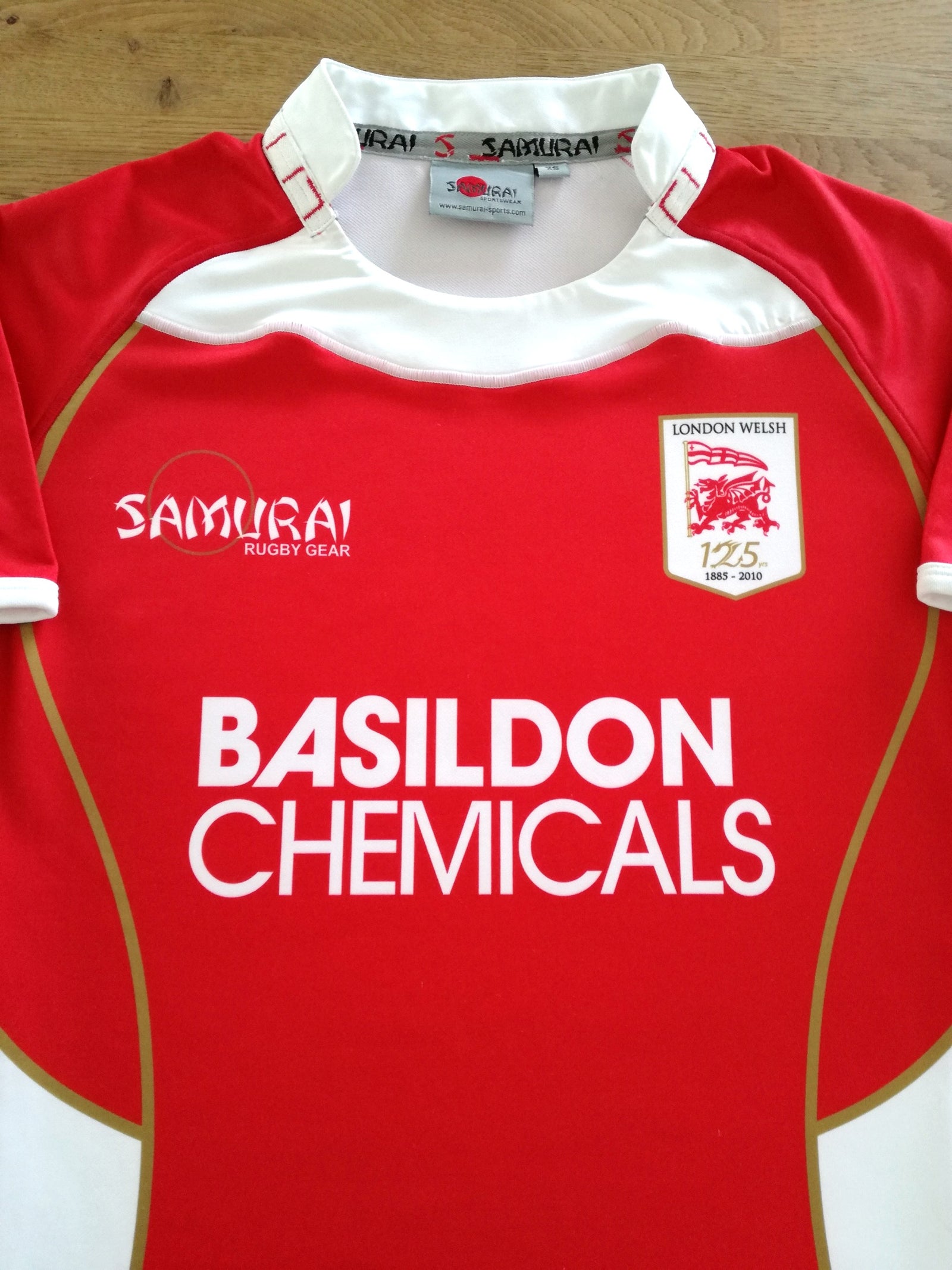 2010/11 London Welsh '125 Years' Home Rugby Shirt