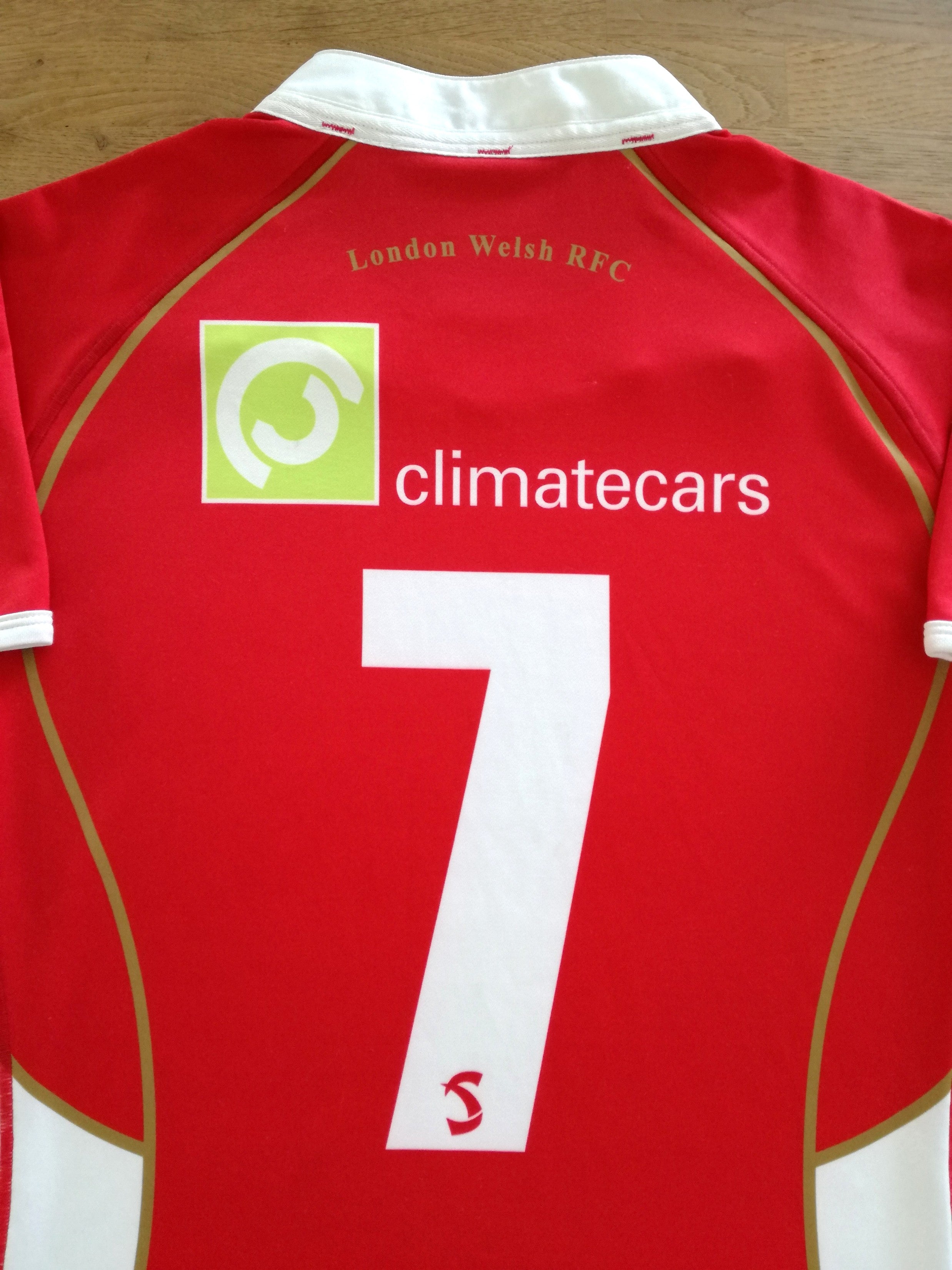 2010/11 London Welsh '125 Years' Home Rugby Shirt #7