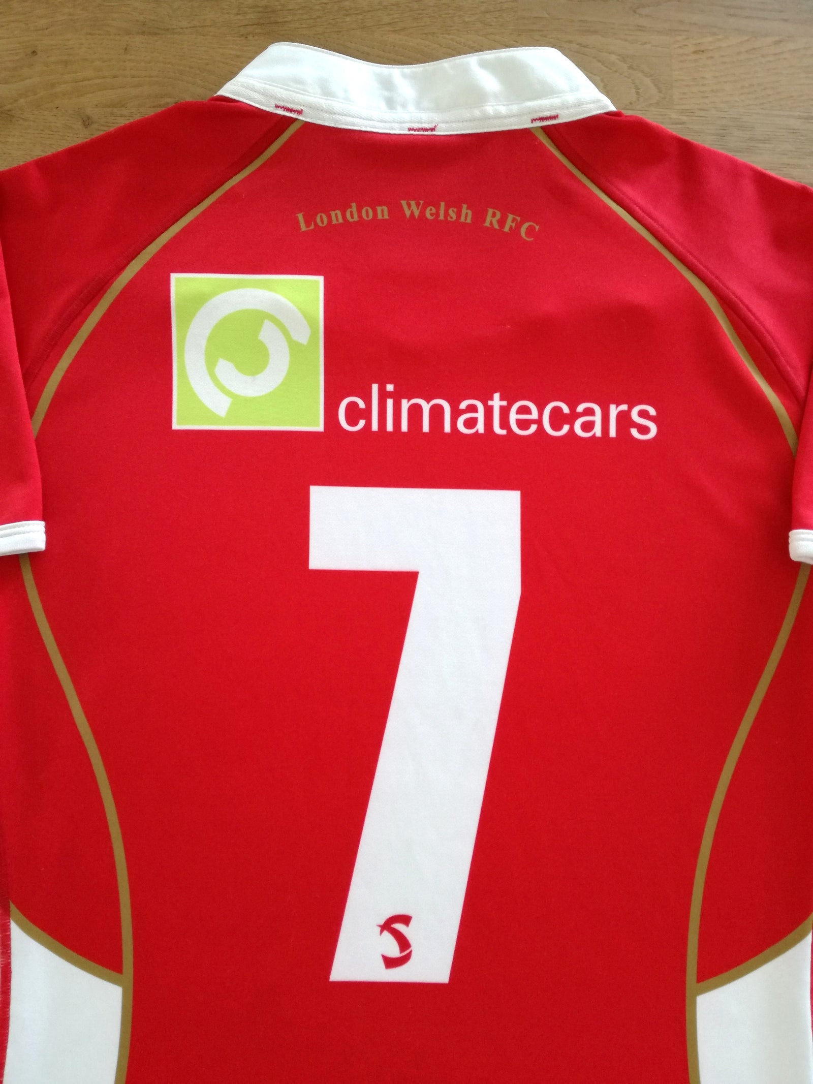 2010/11 London Welsh '125 Years' Home Rugby Shirt #7
