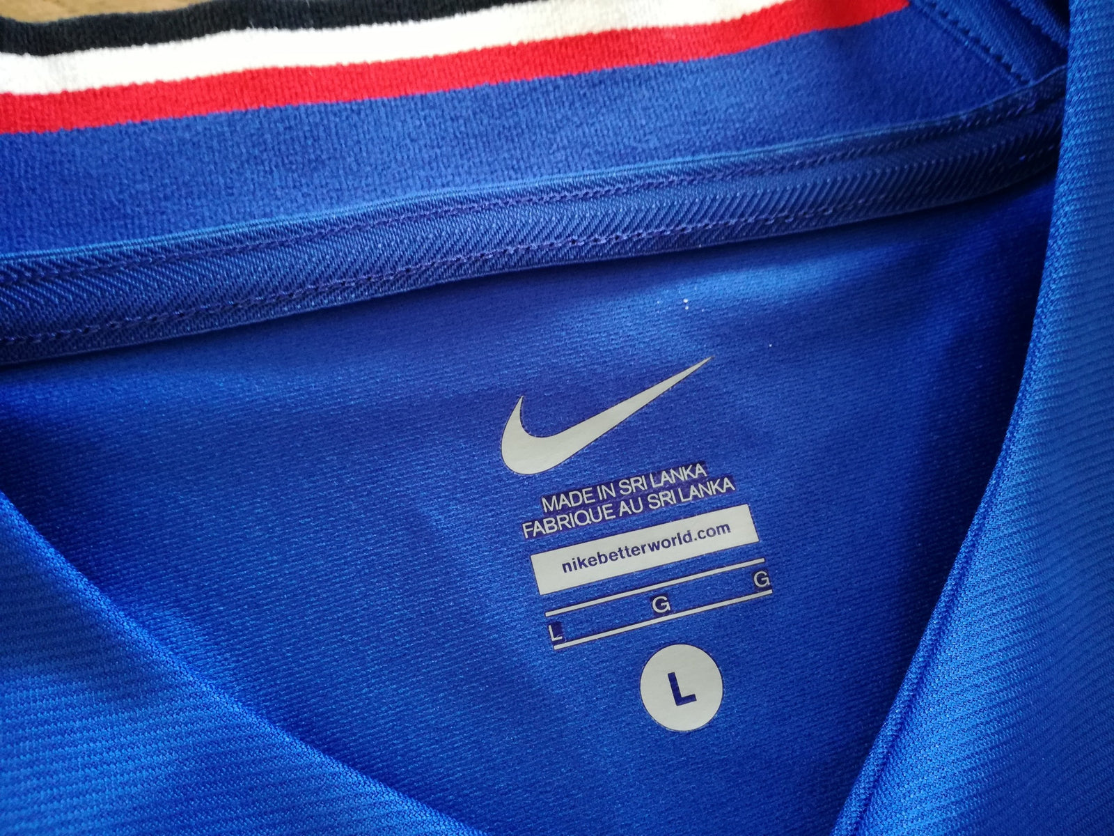 2011/12 France Home Player Issue Rugby Shirt (L)