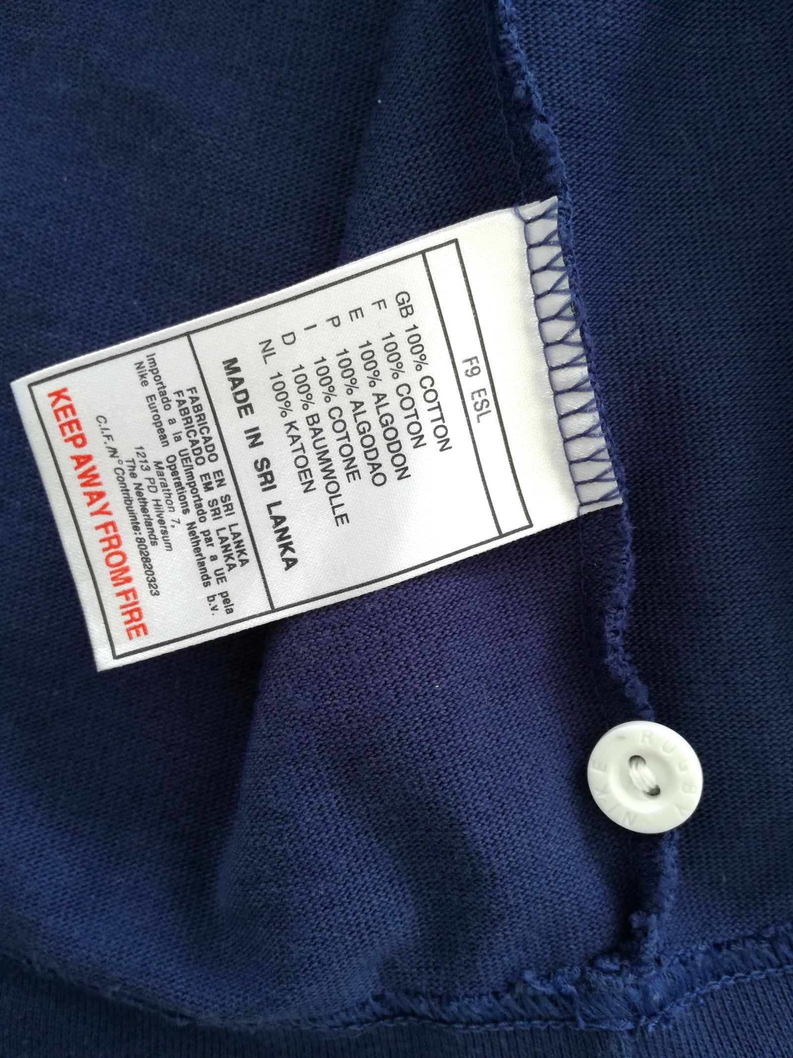 1999/00 France Rugby Training Shirt (L)