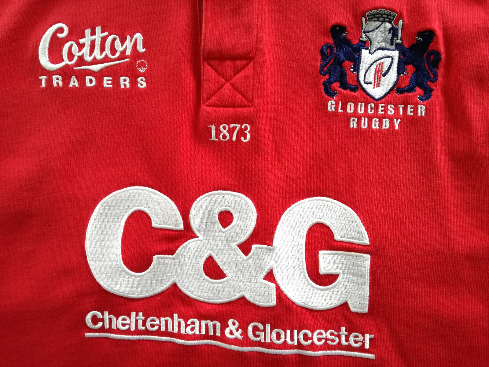2005/06 Gloucester Home Rugby Shirt. (L)