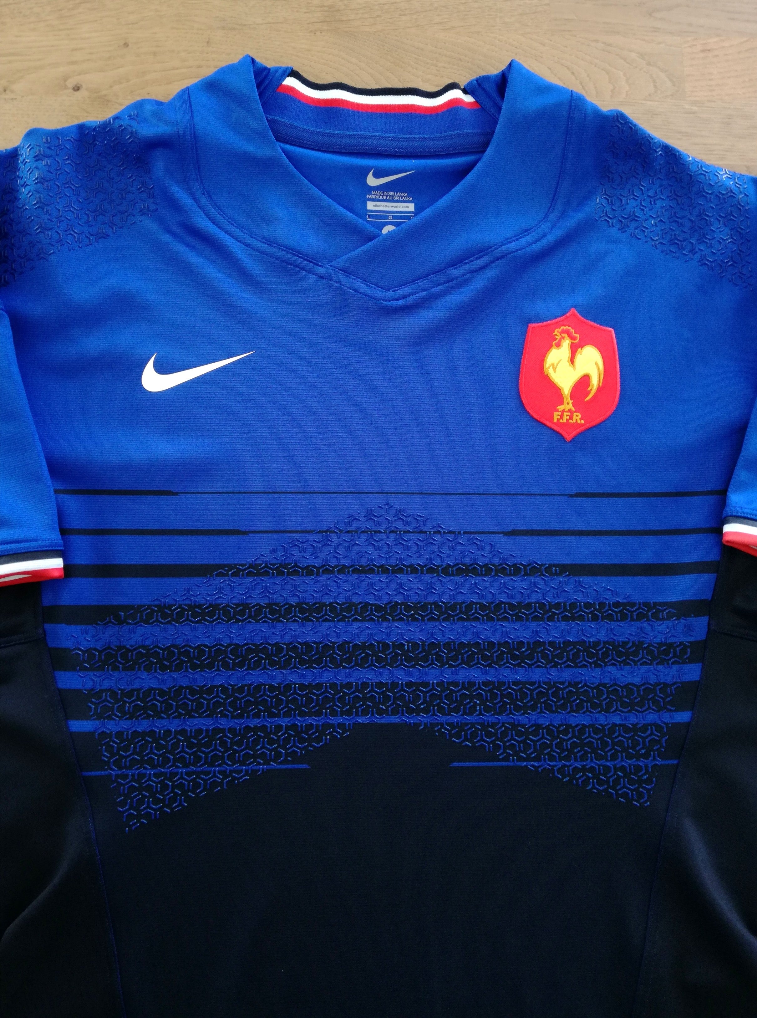 2011/12 France Home Player Issue Rugby Shirt