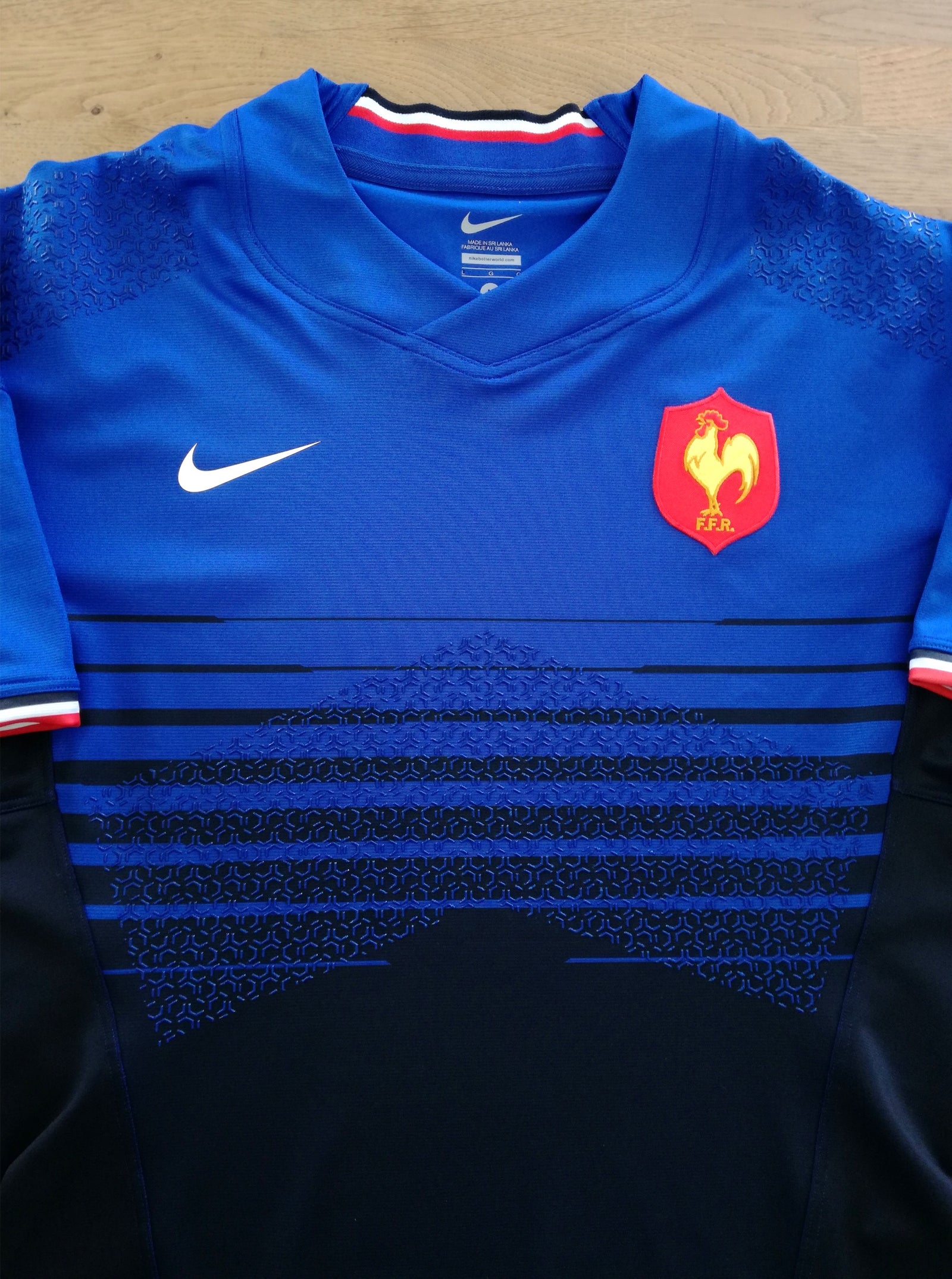 2011/12 France Home Player Issue Rugby Shirt