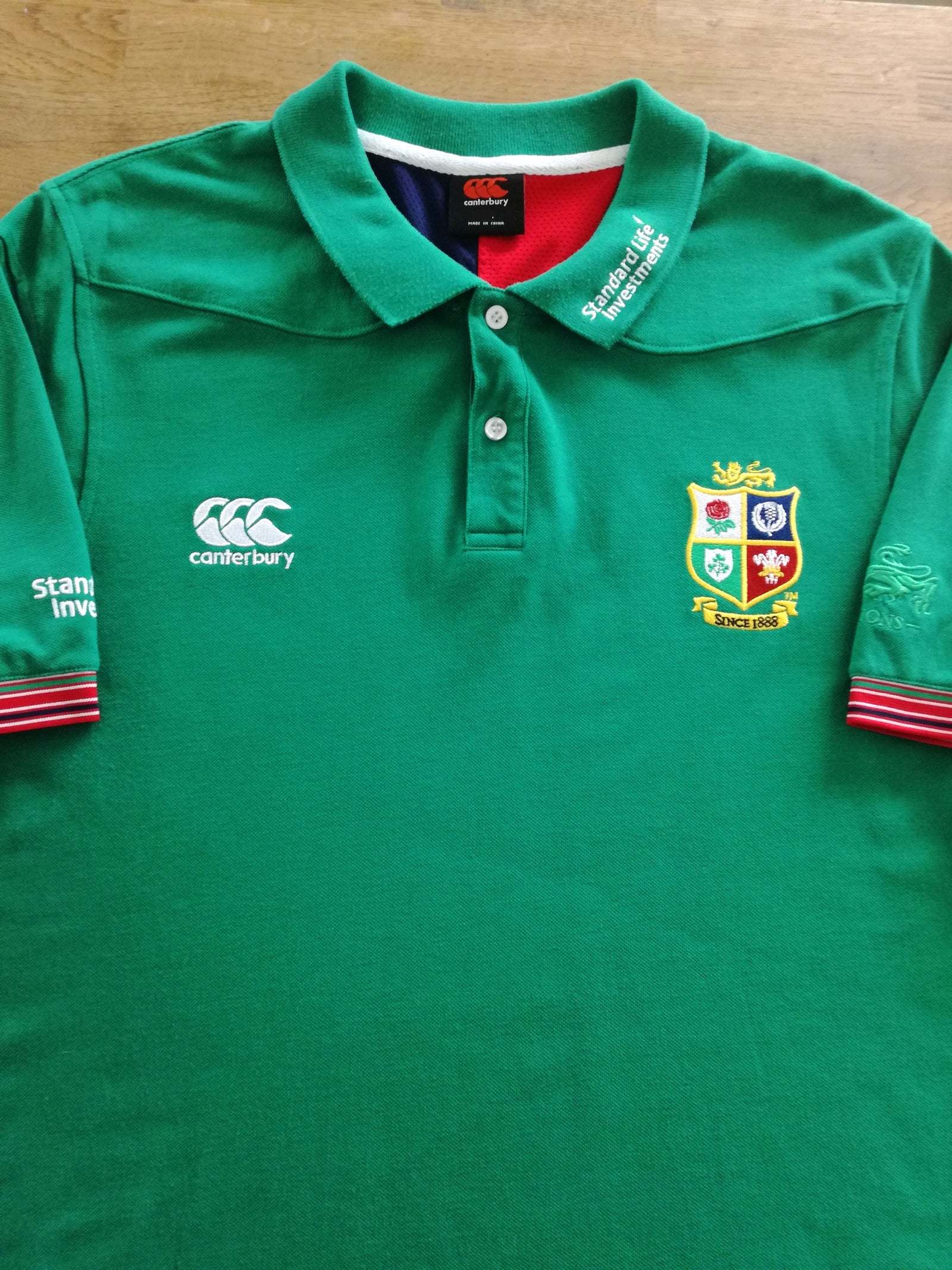 2017 British & Irish Lions Polo Shirt - Green