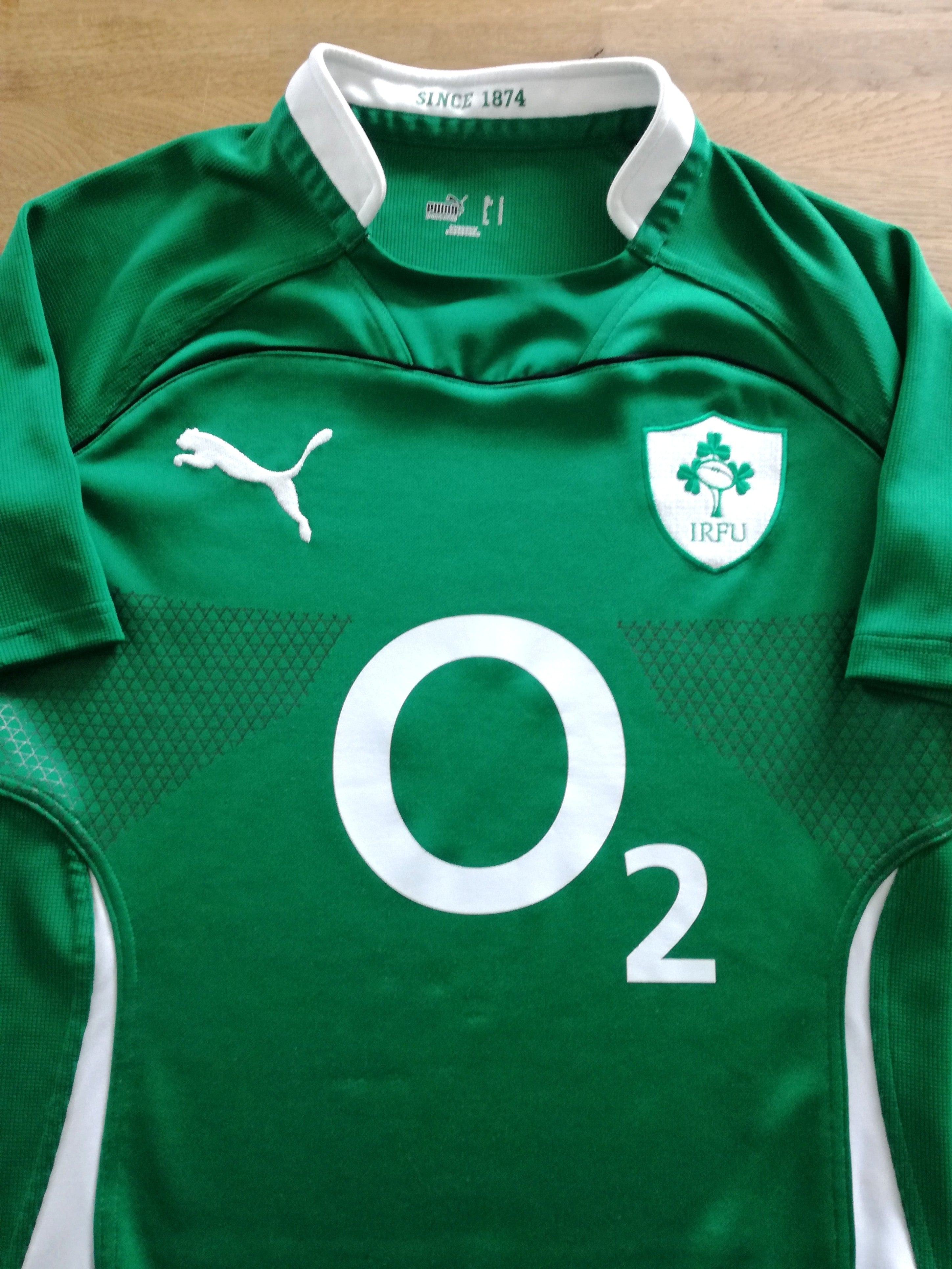 2009/10 Ireland Home Pro-Fit Rugby Shirt