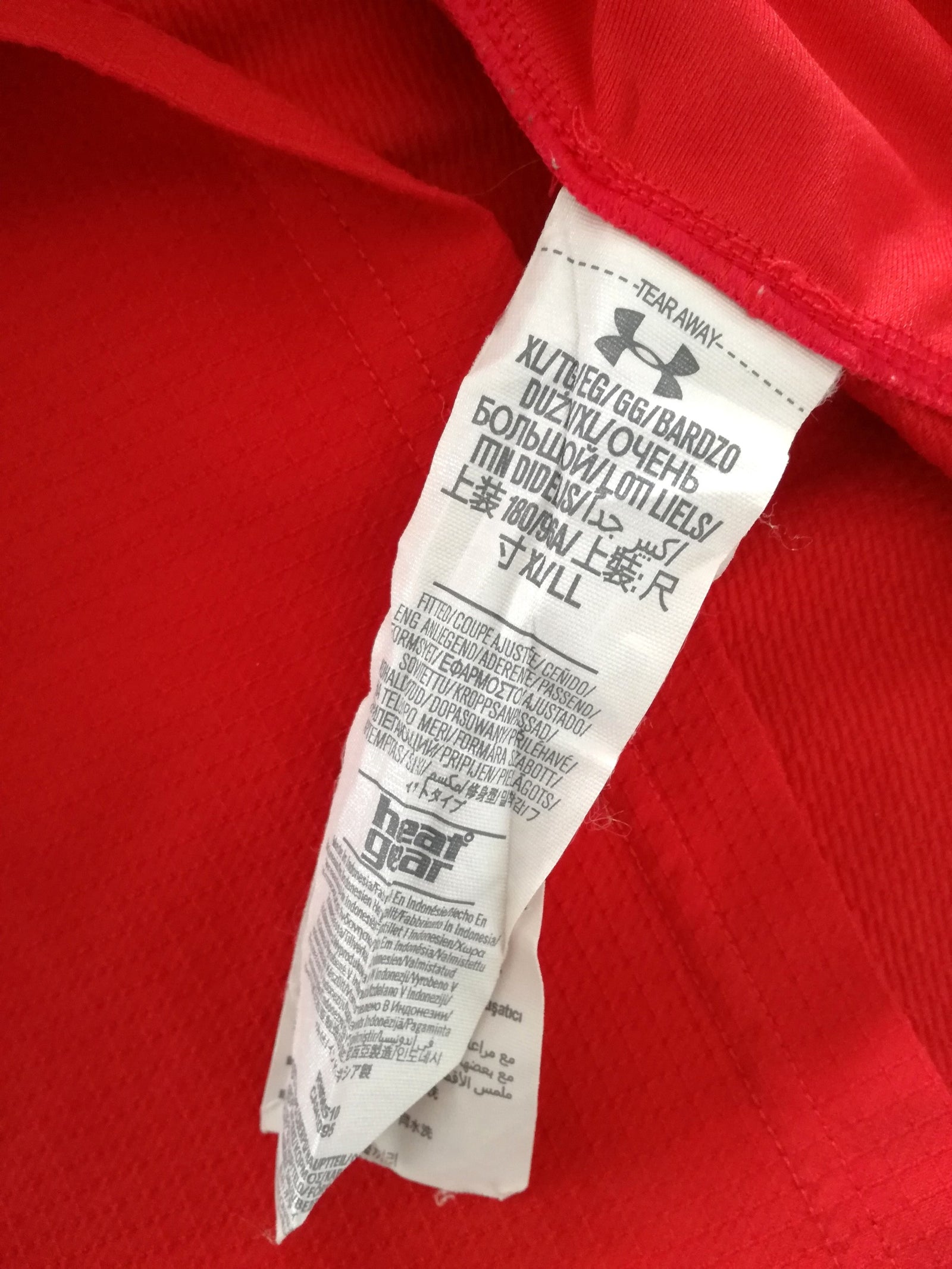 2015 Wales Home World Cup Player Issue Rugby Shirt (XL)