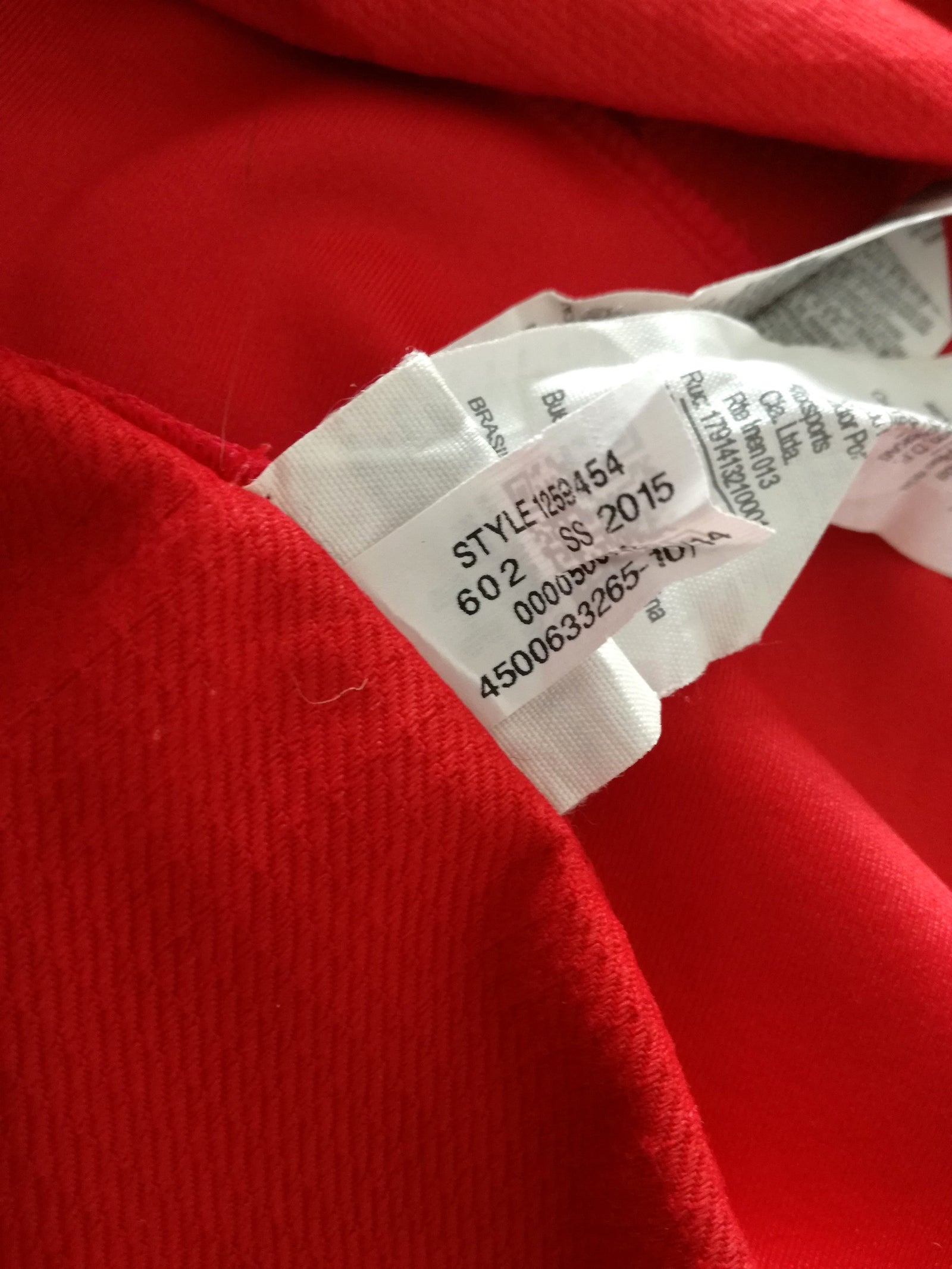 2015 Wales Home World Cup Player Issue Rugby Shirt (XL)