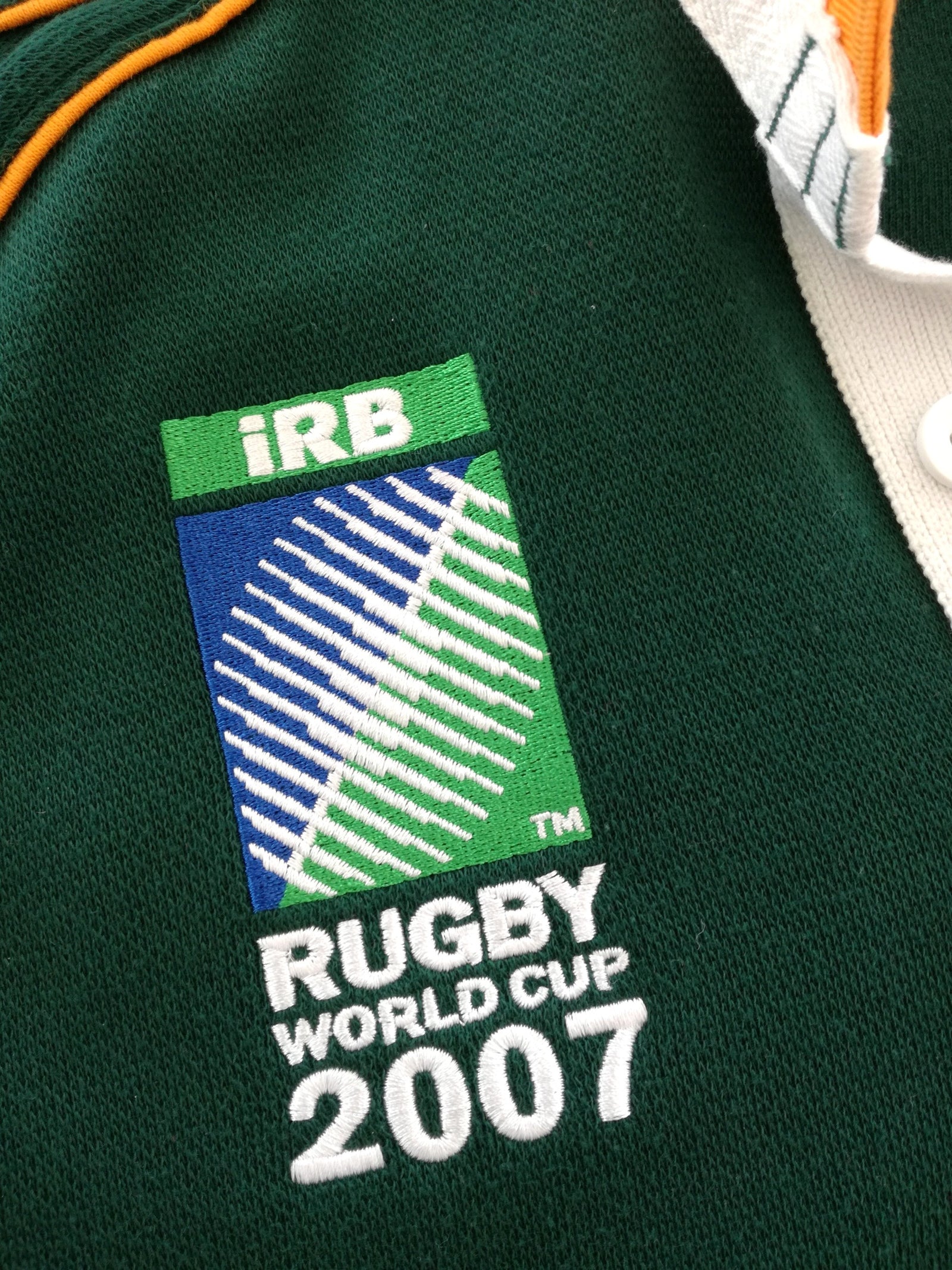 2007 South Africa Home World Cup Rugby Shirt (XL)