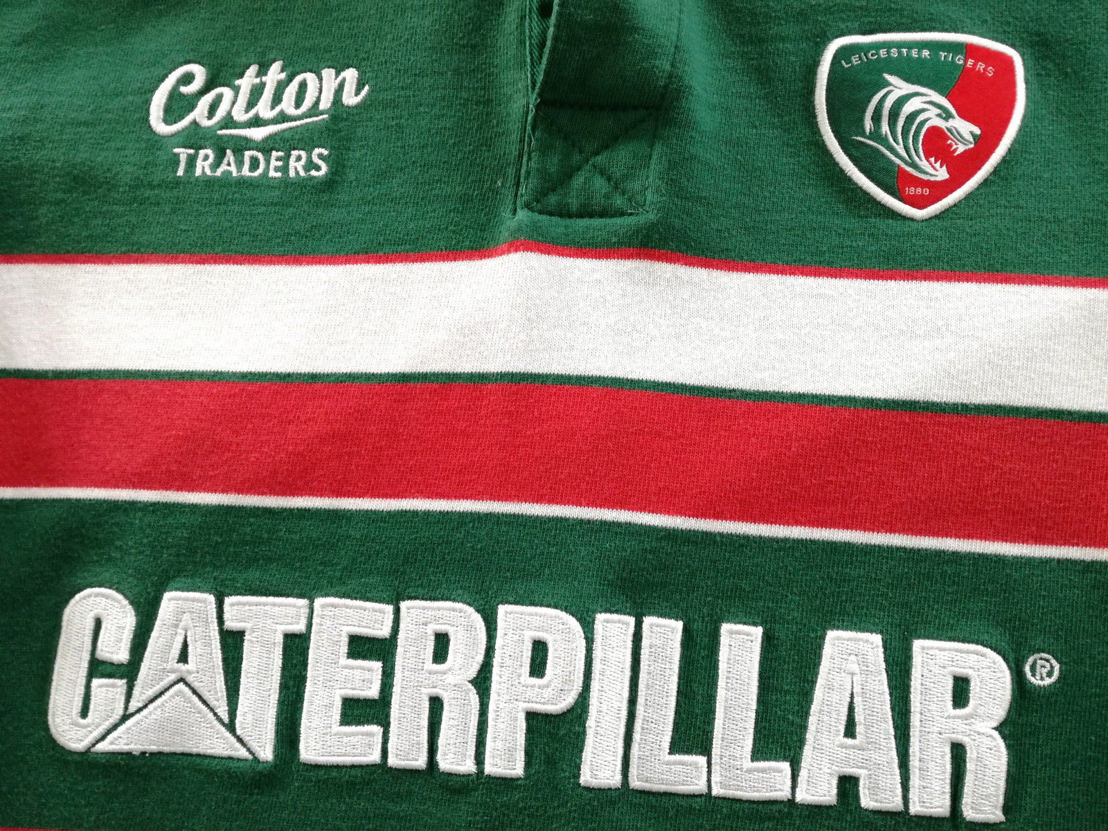 2011/12 Leicester Tigers Home Rugby Shirt. (M)