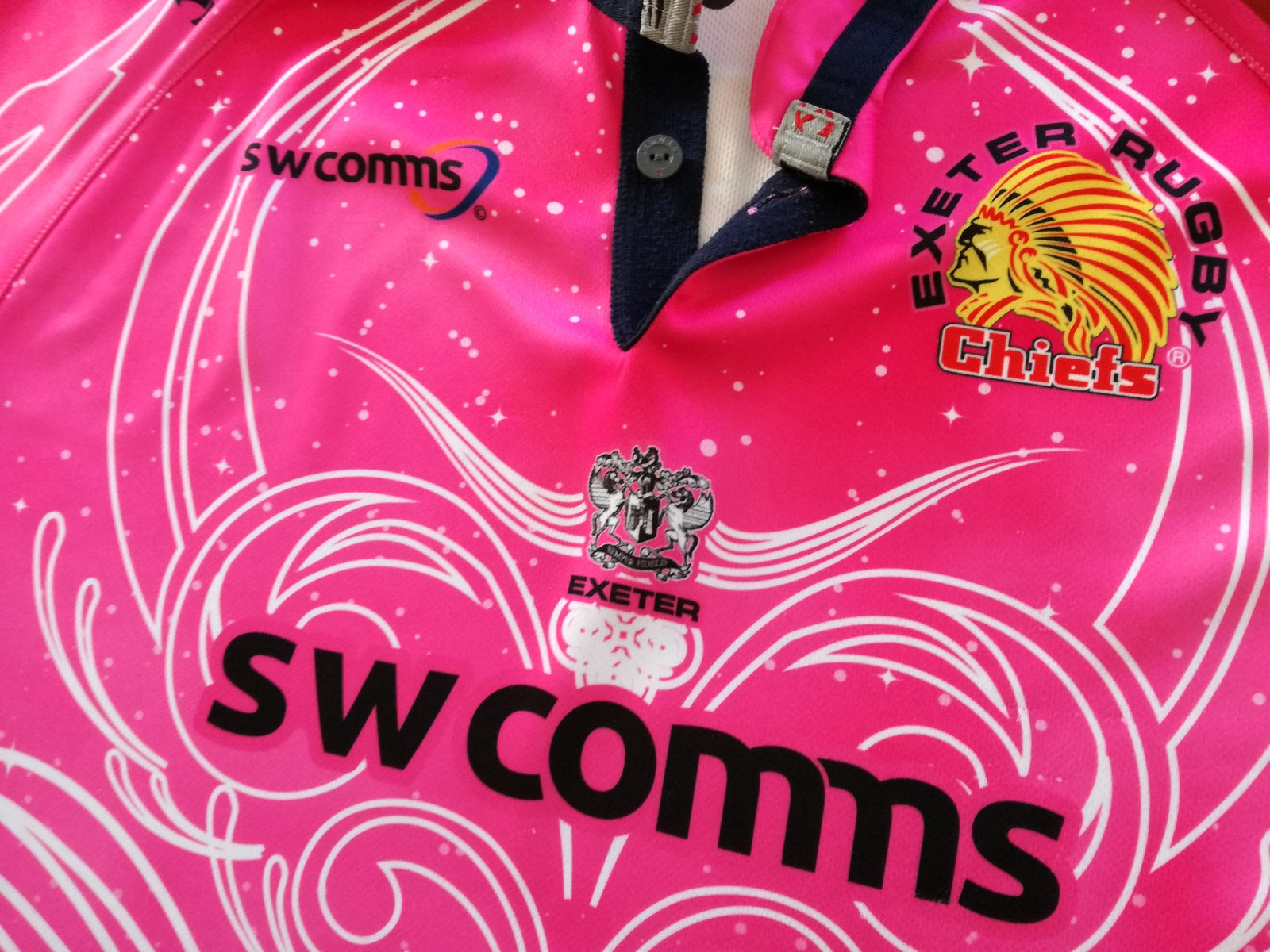 2017/18 Exeter Chiefs European Rugby Shirt (XL)