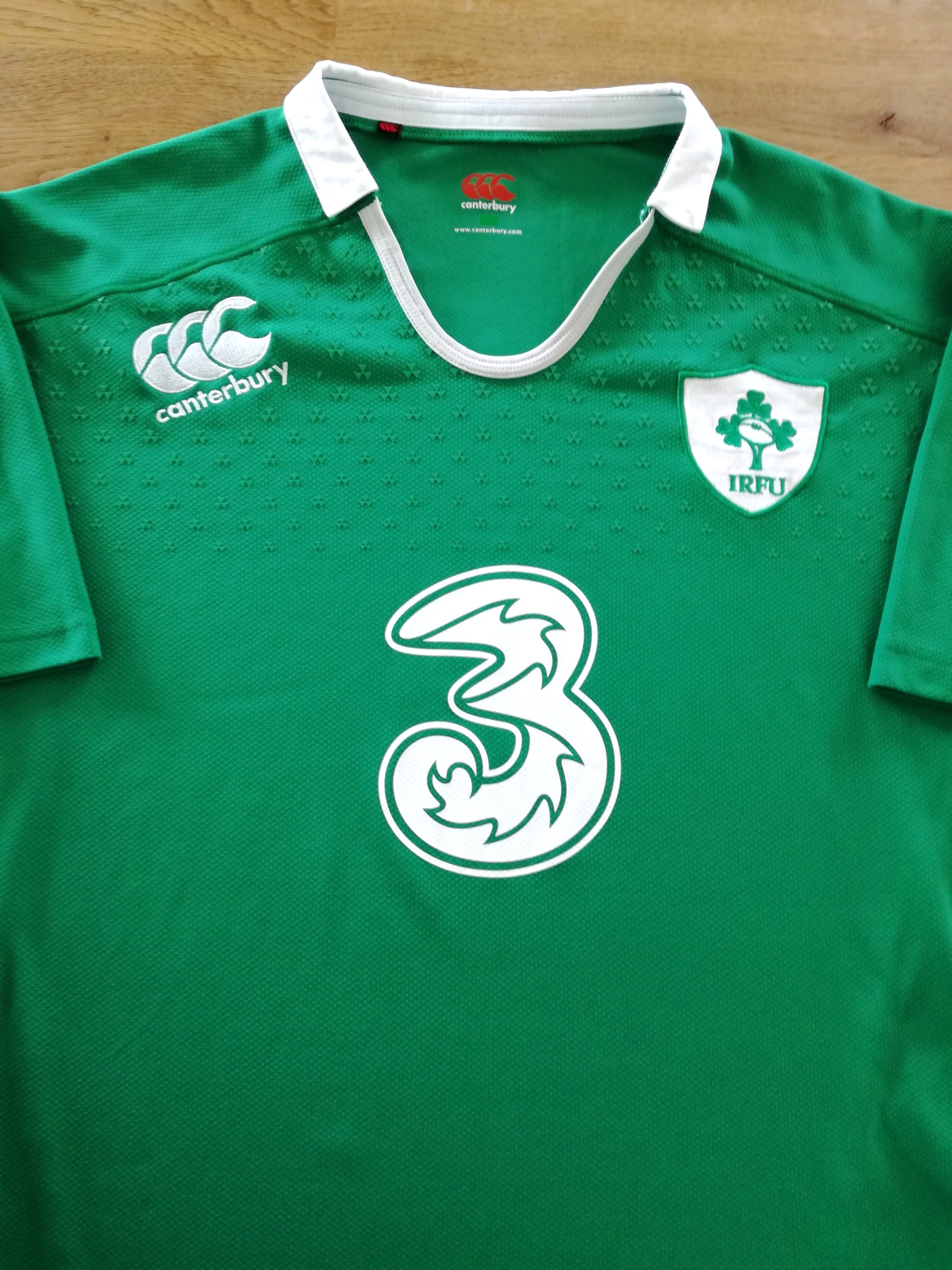 2014/15 Ireland Home Pro-Fit Rugby Shirt