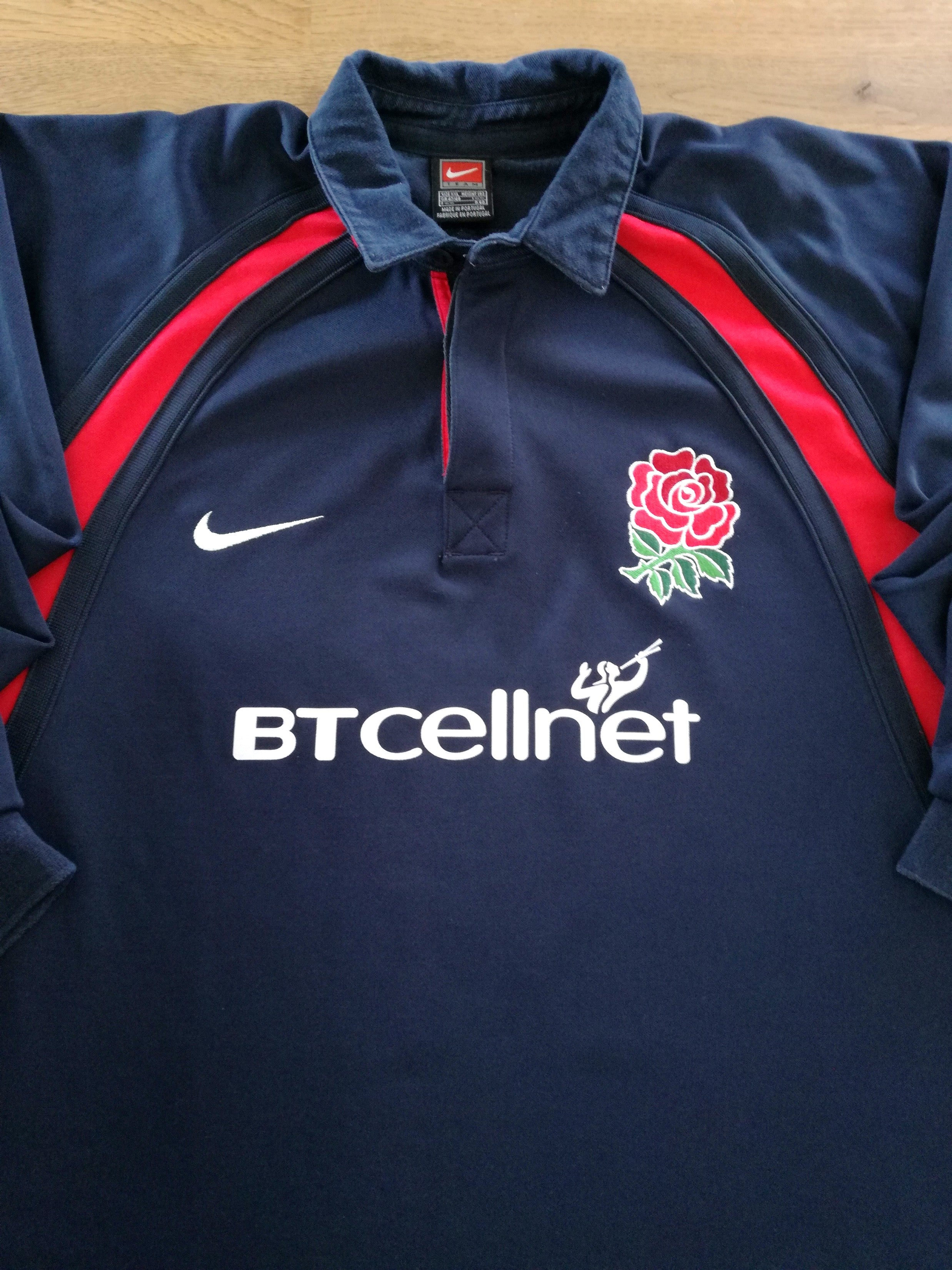 2001/02 England Away Player Issue Rugby Shirt (XXL)