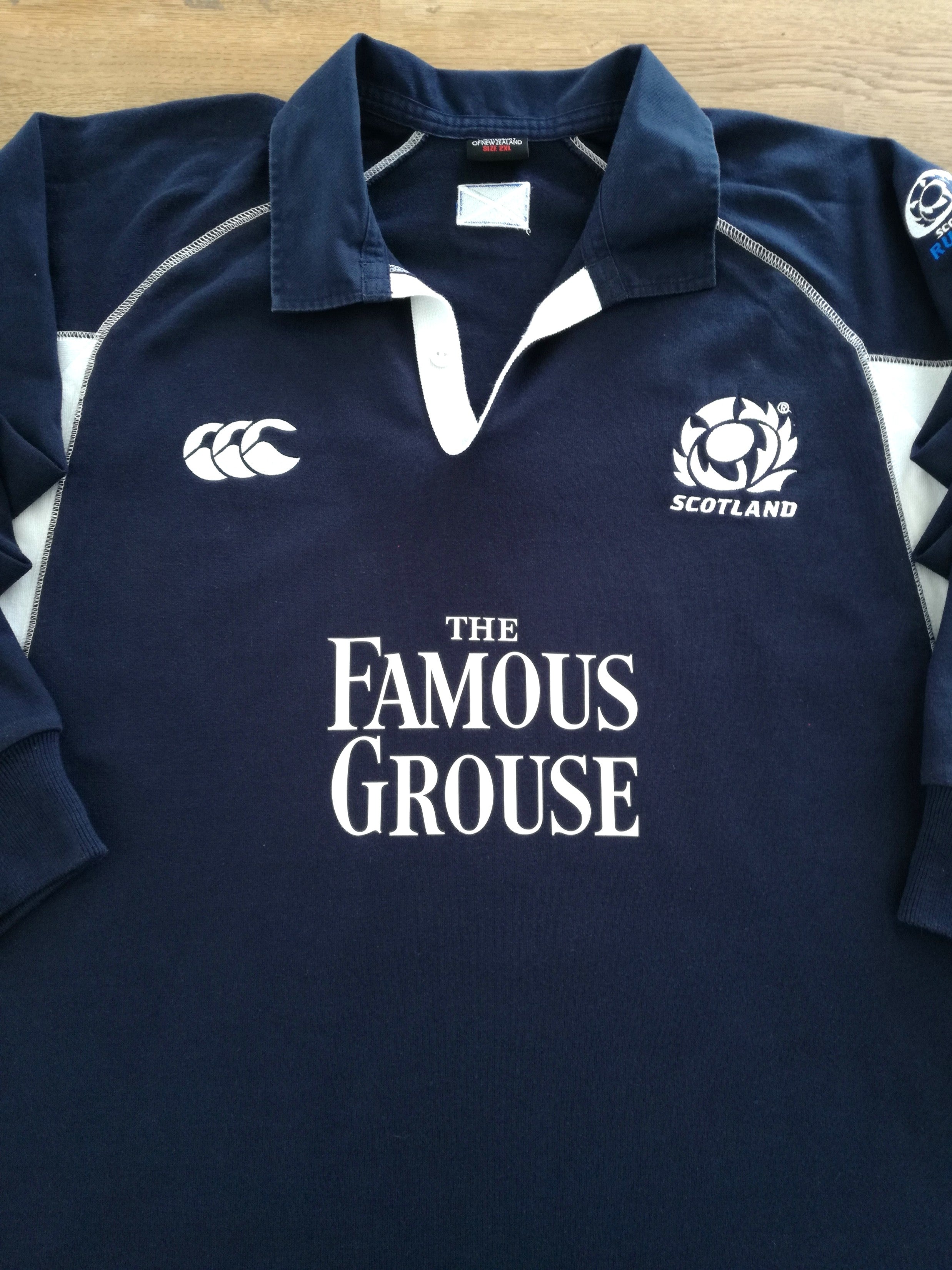 2005/06 Scotland Home Rugby Shirt. (XXL)