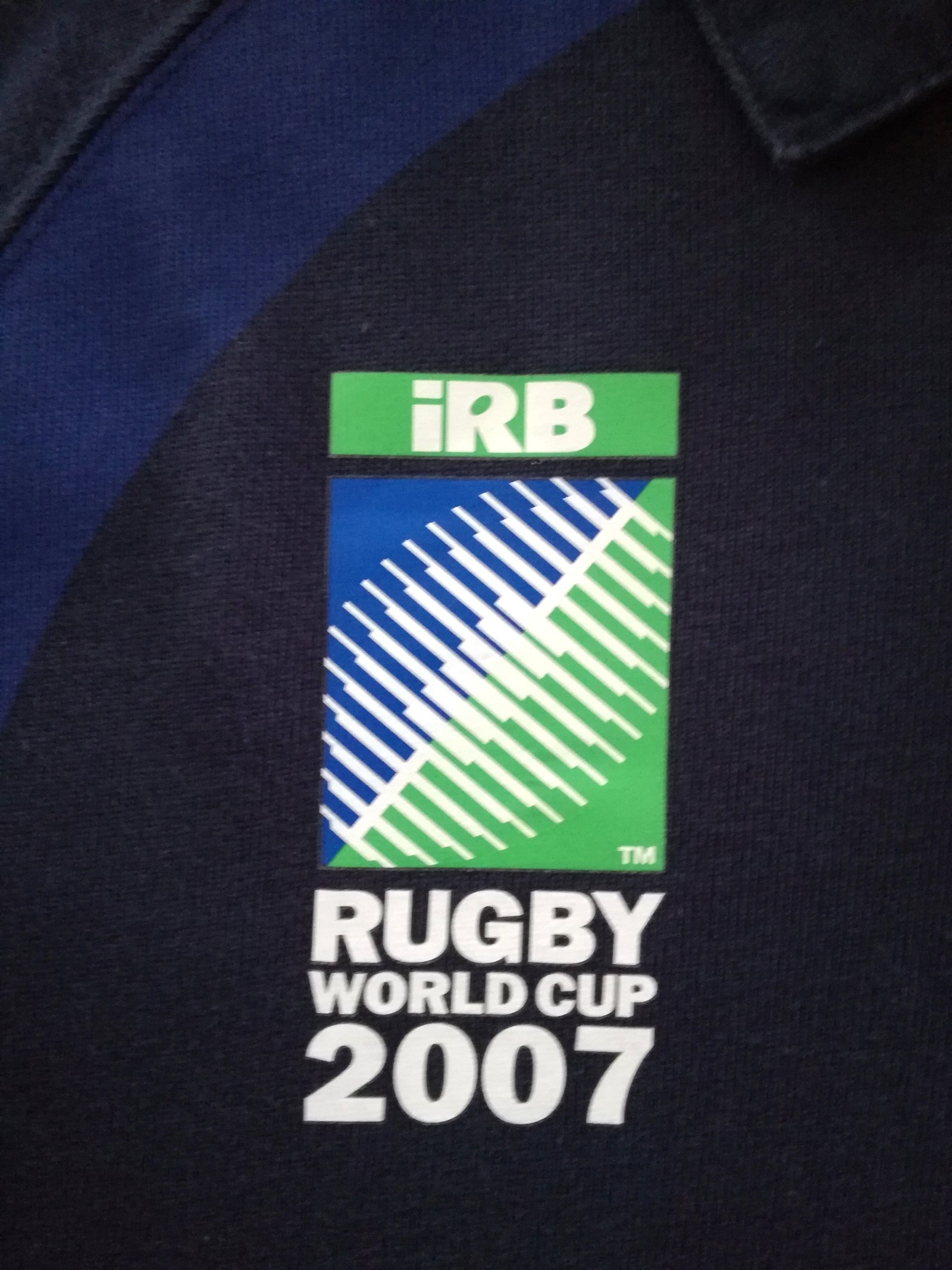 2007 France Home World Cup Rugby Shirt. (XL)