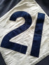 1998/99 Scotland Home Match Worn Rugby Shirt #21 (M)