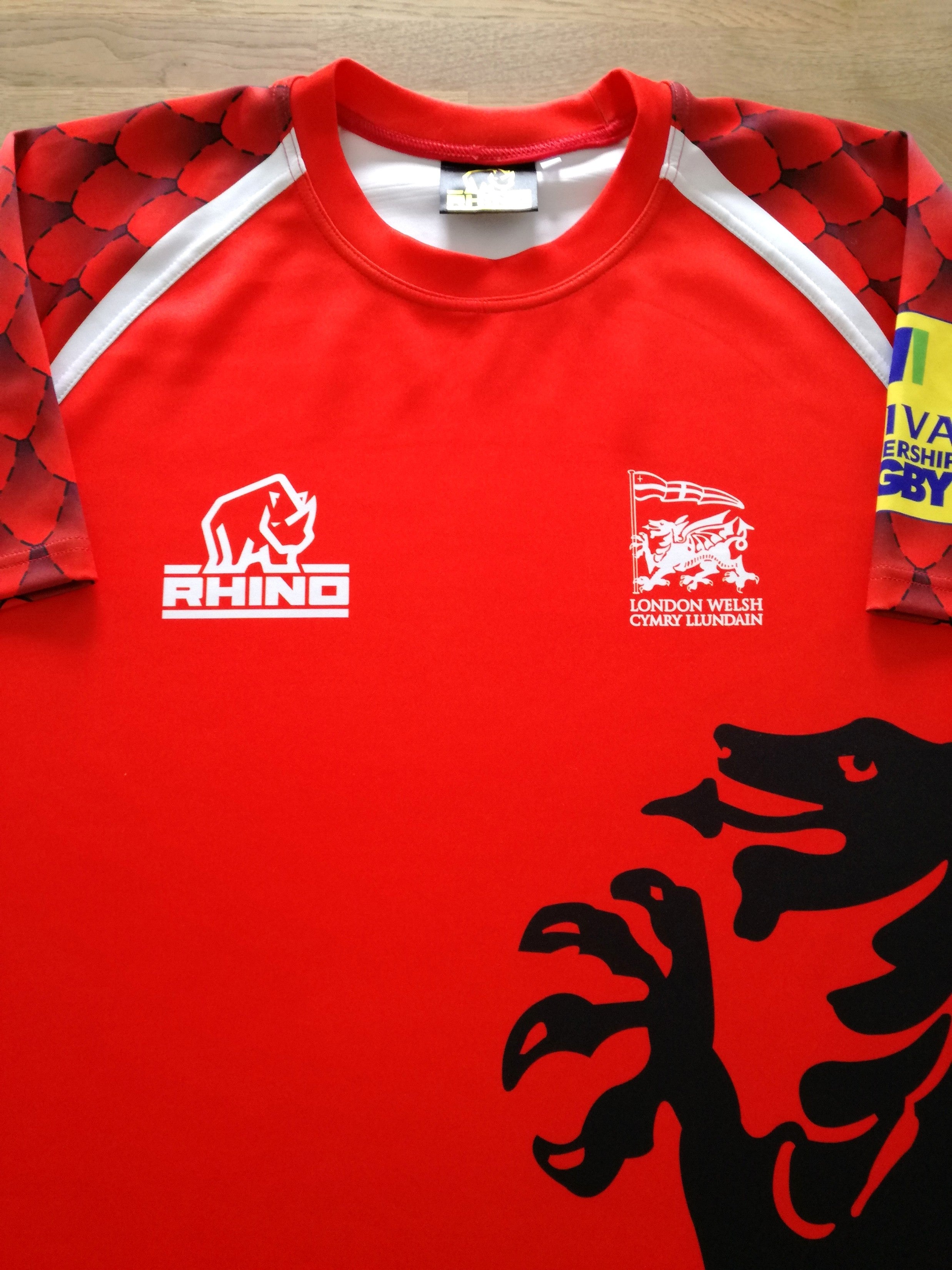 2014/15 London Welsh Home Premiership Rugby Shirt