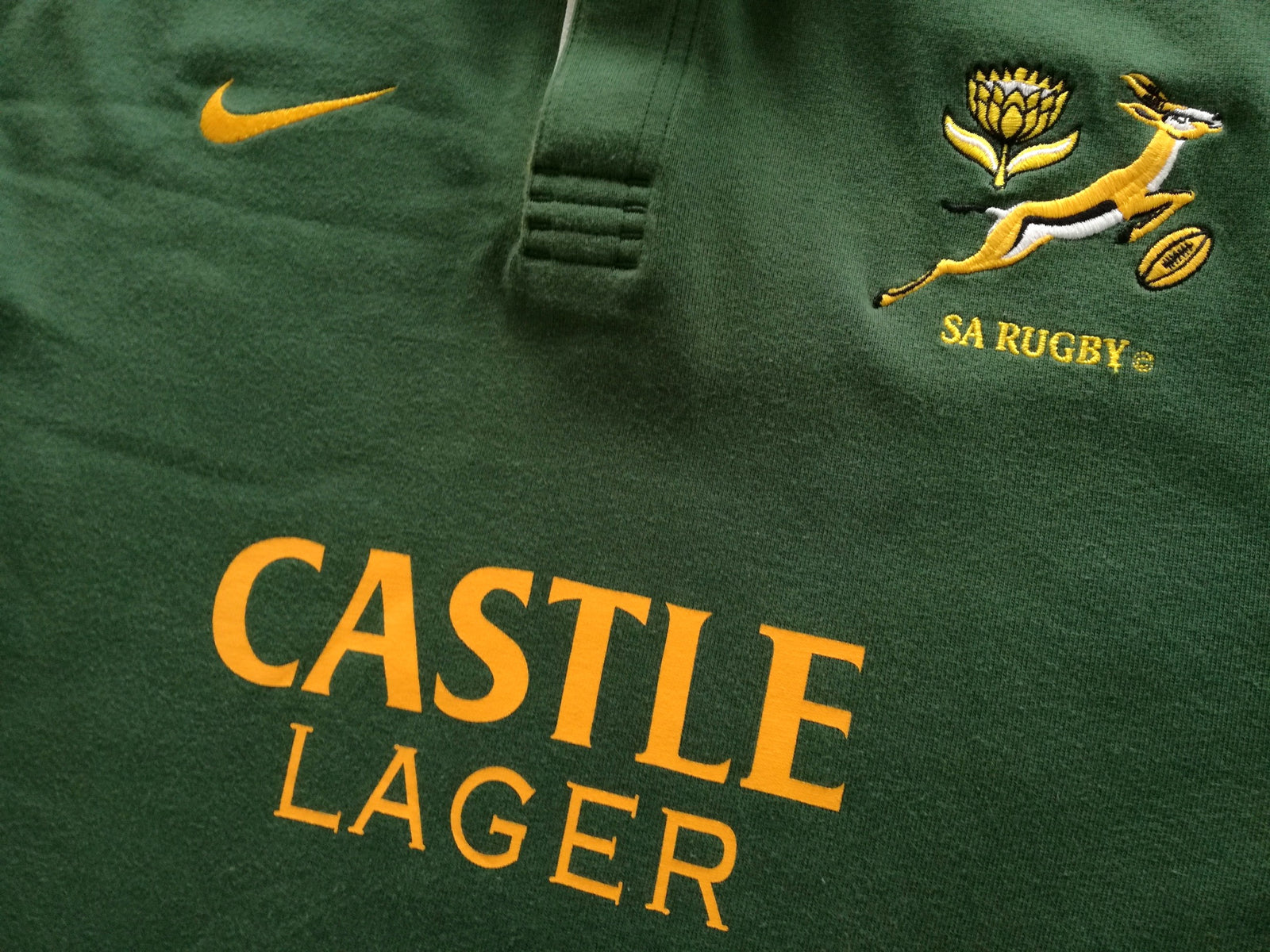 2001 South Africa Home Rugby Shirt. (L)
