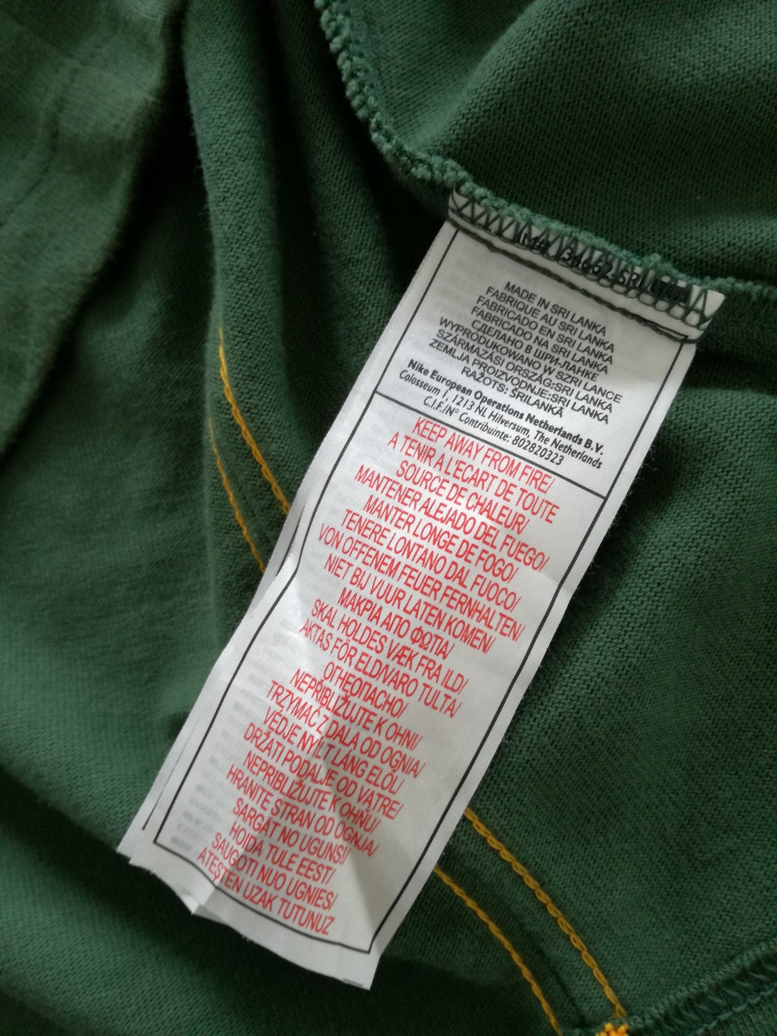 2001 South Africa Home Rugby Shirt. (L)
