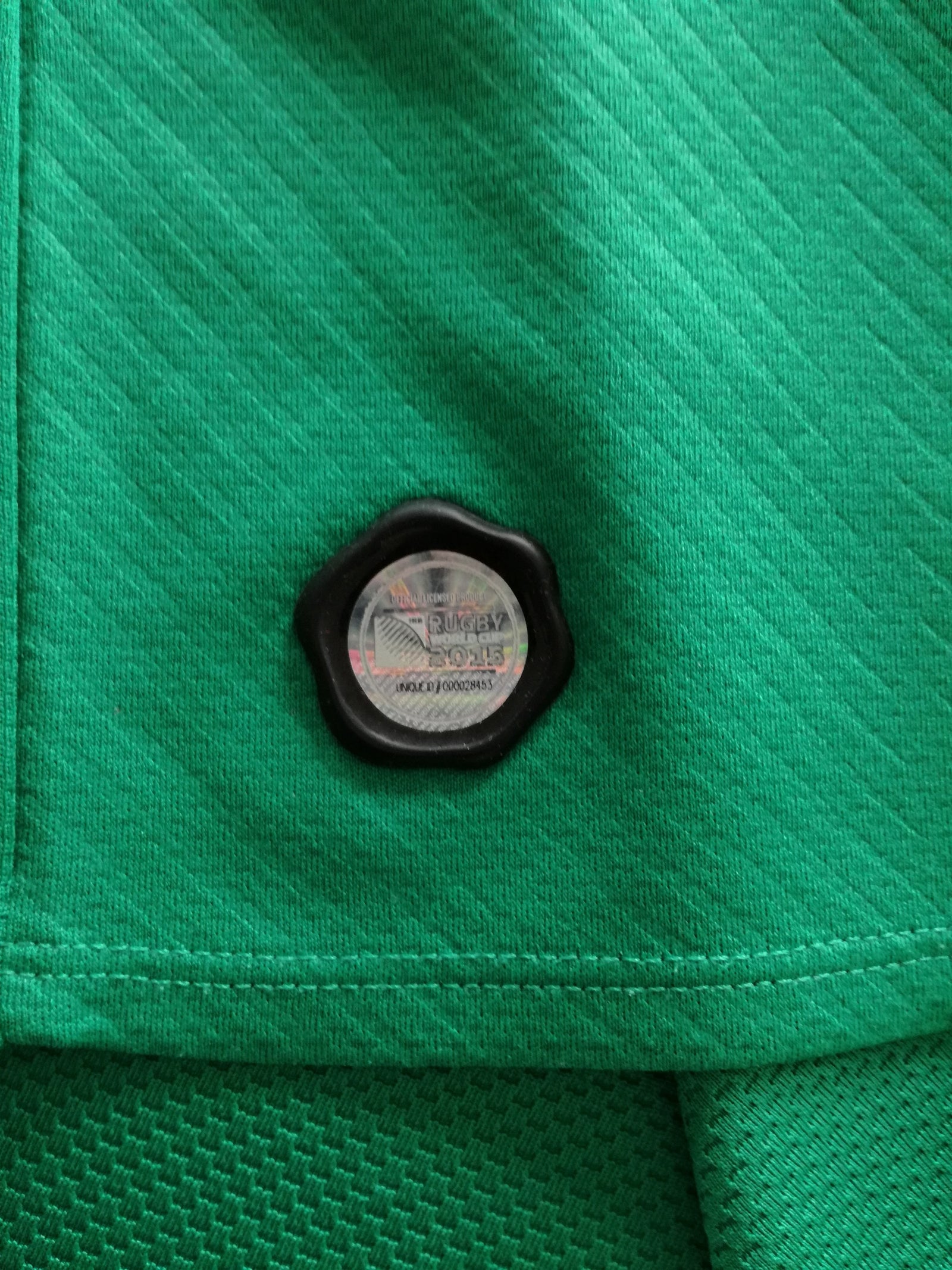 2015 Ireland Home World Cup Vapodri Rugby Shirt (L)