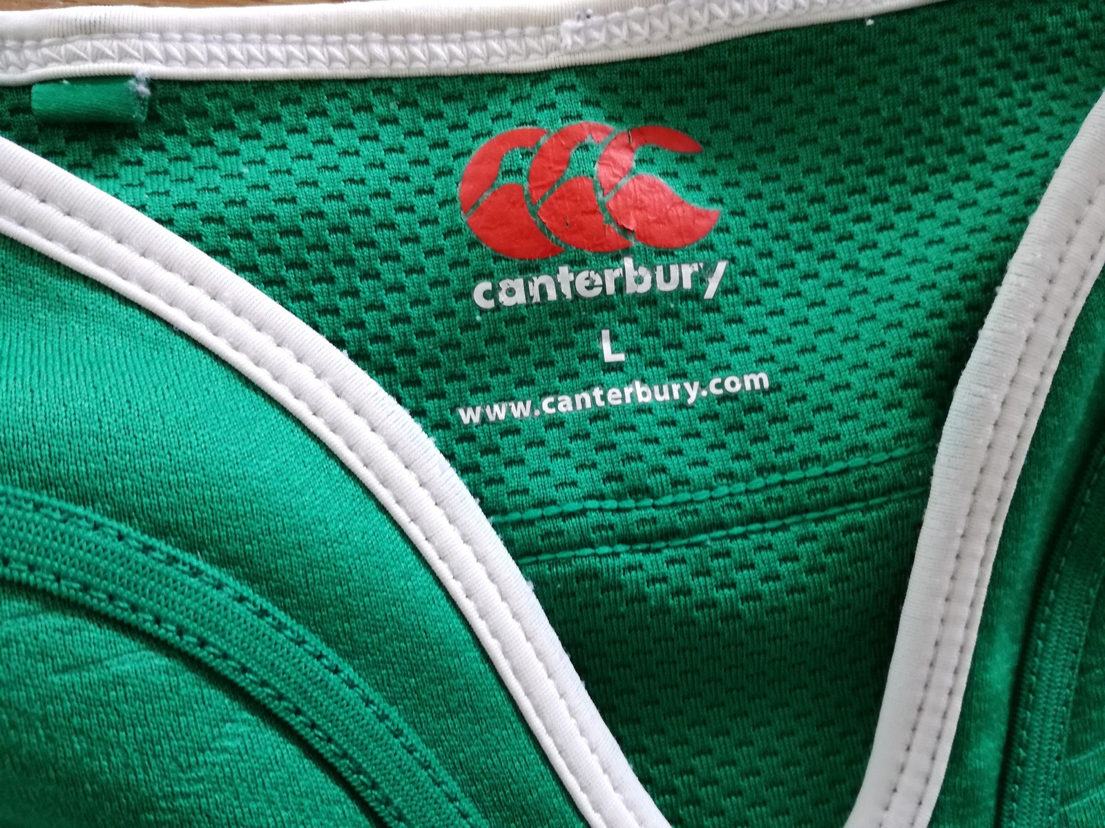 2015/16 Ireland Home Vapodri Rugby Shirt (L)