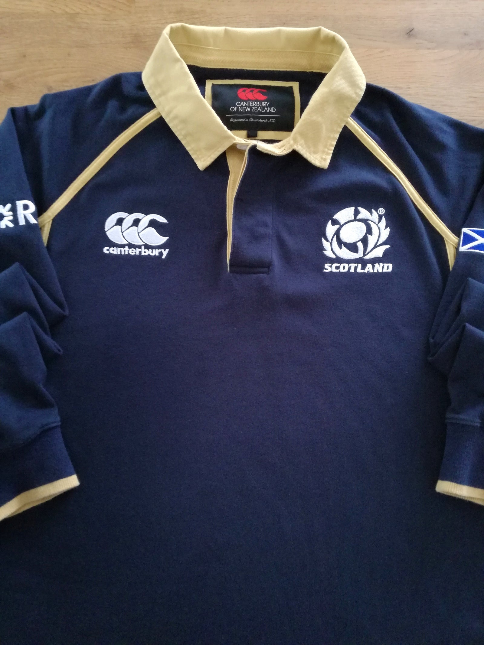 2011/12 Scotland Home Long Sleeve Rugby Shirt