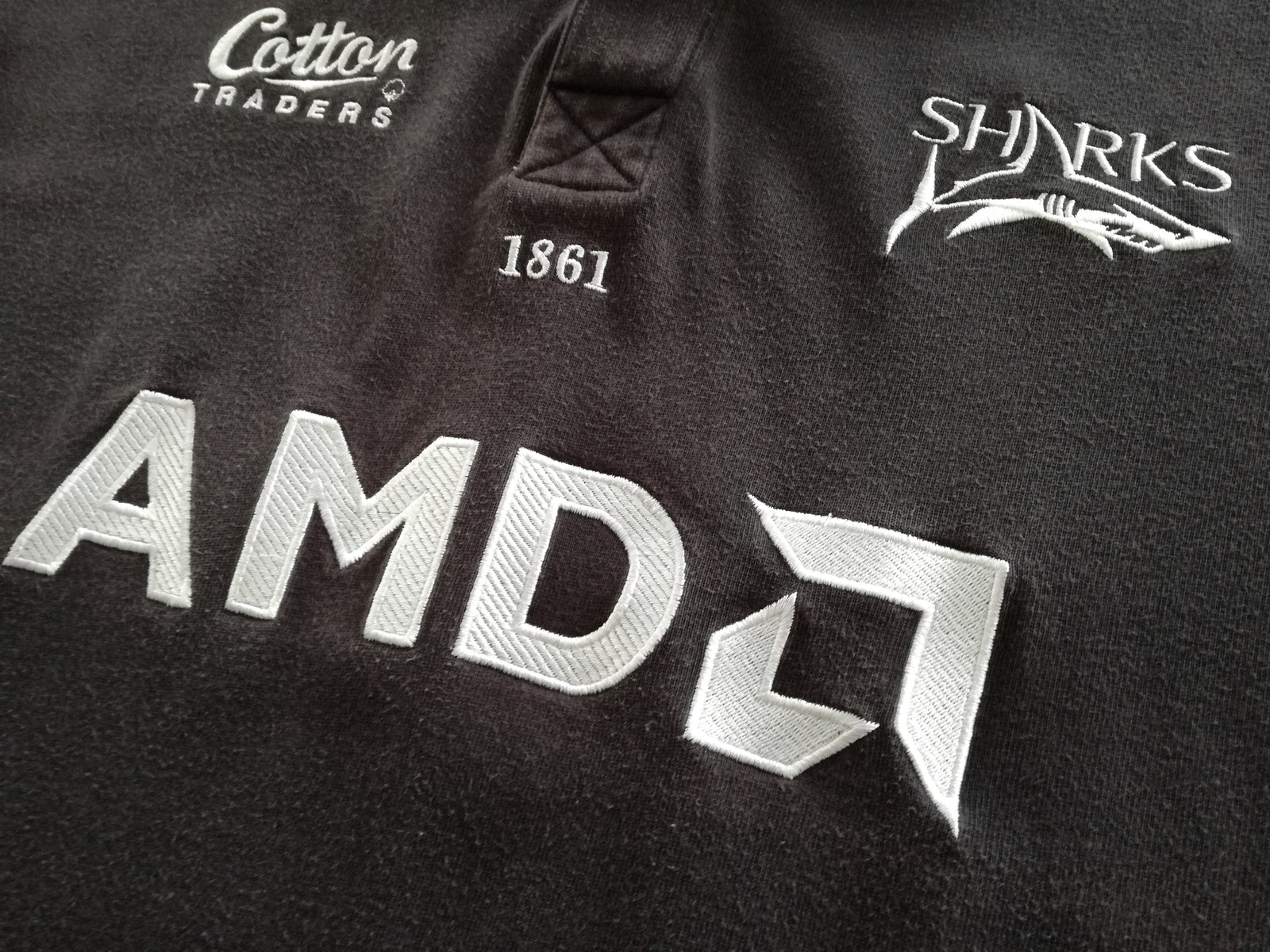 2002/03 Sale Sharks Home Rugby Shirt (XL)