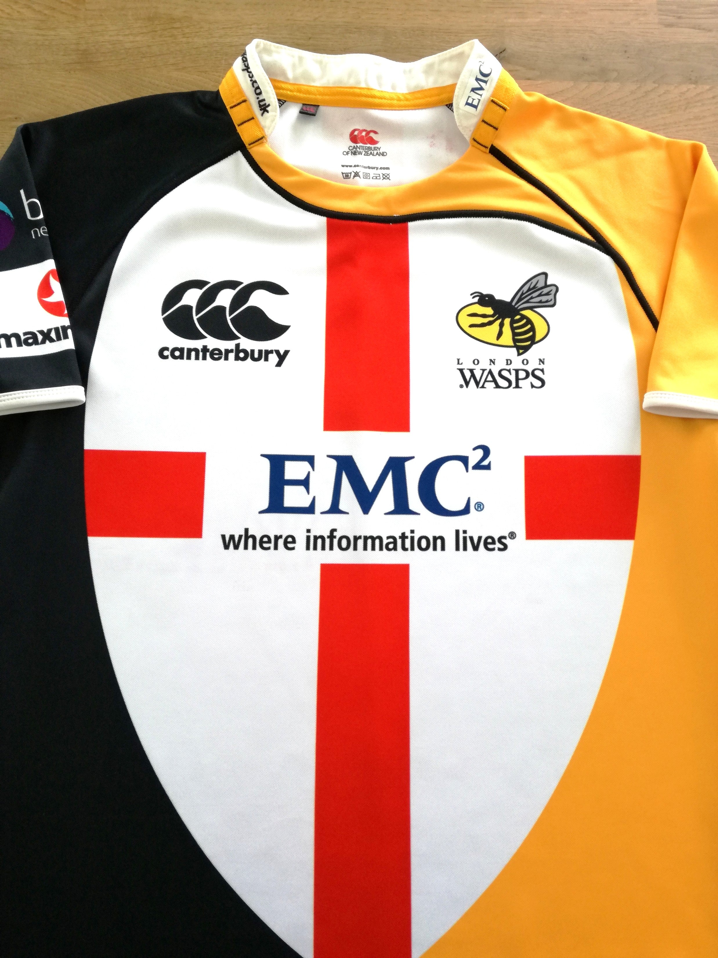 2011 London Wasps 'St. George's Day' Rugby Shirt