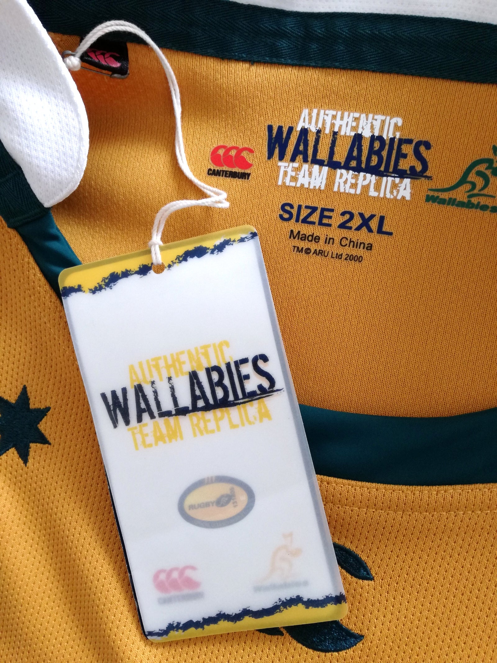 2007/08 Australia Home Pro-Fit Rugby Shirt (XXL) *BNWT*