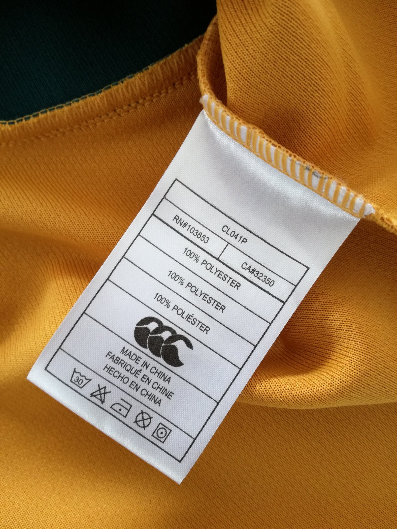 2007/08 Australia Home Pro-Fit Rugby Shirt (XXL) *BNWT*