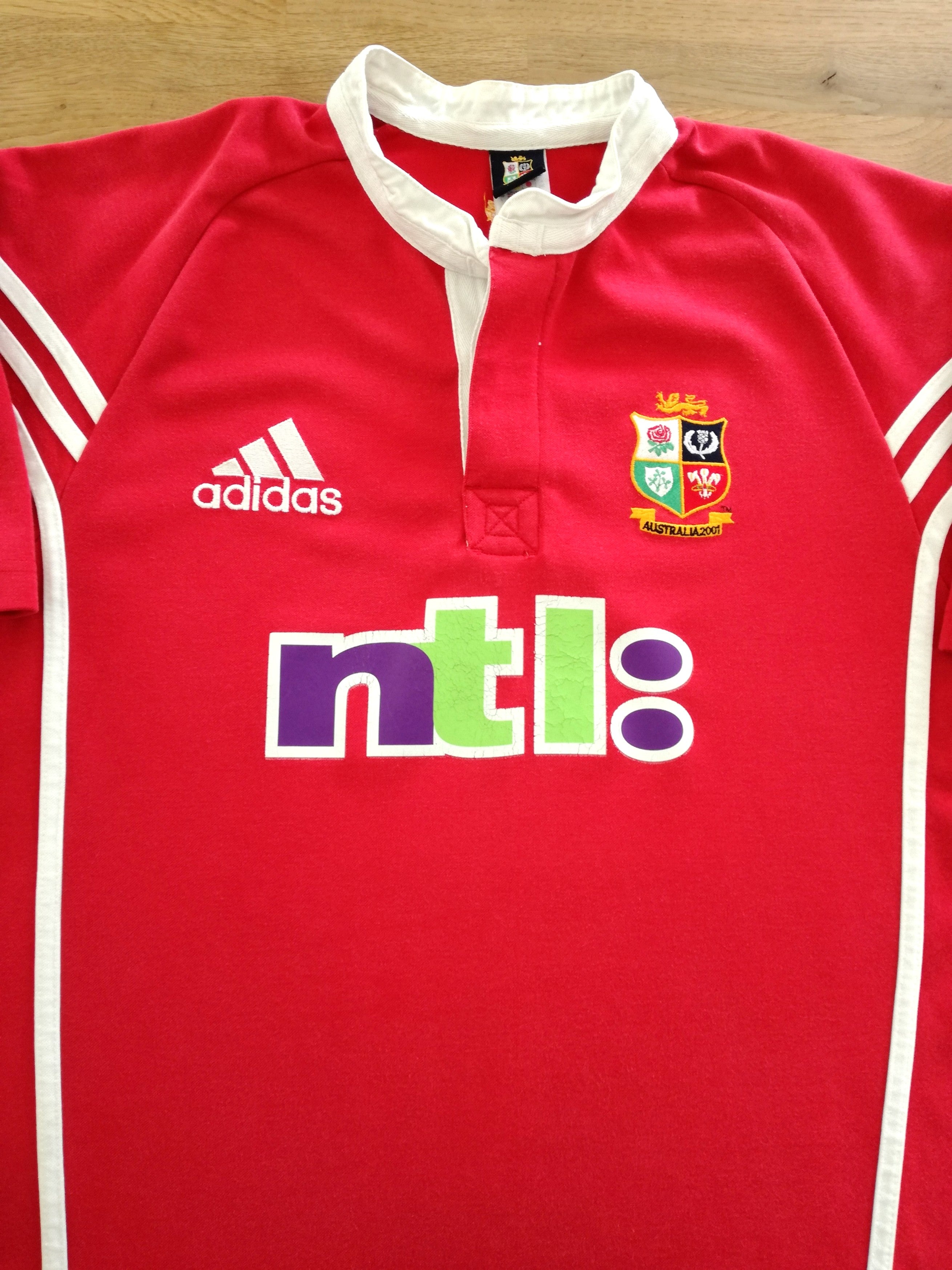 2001 British & Irish Lions Rugby Shirt