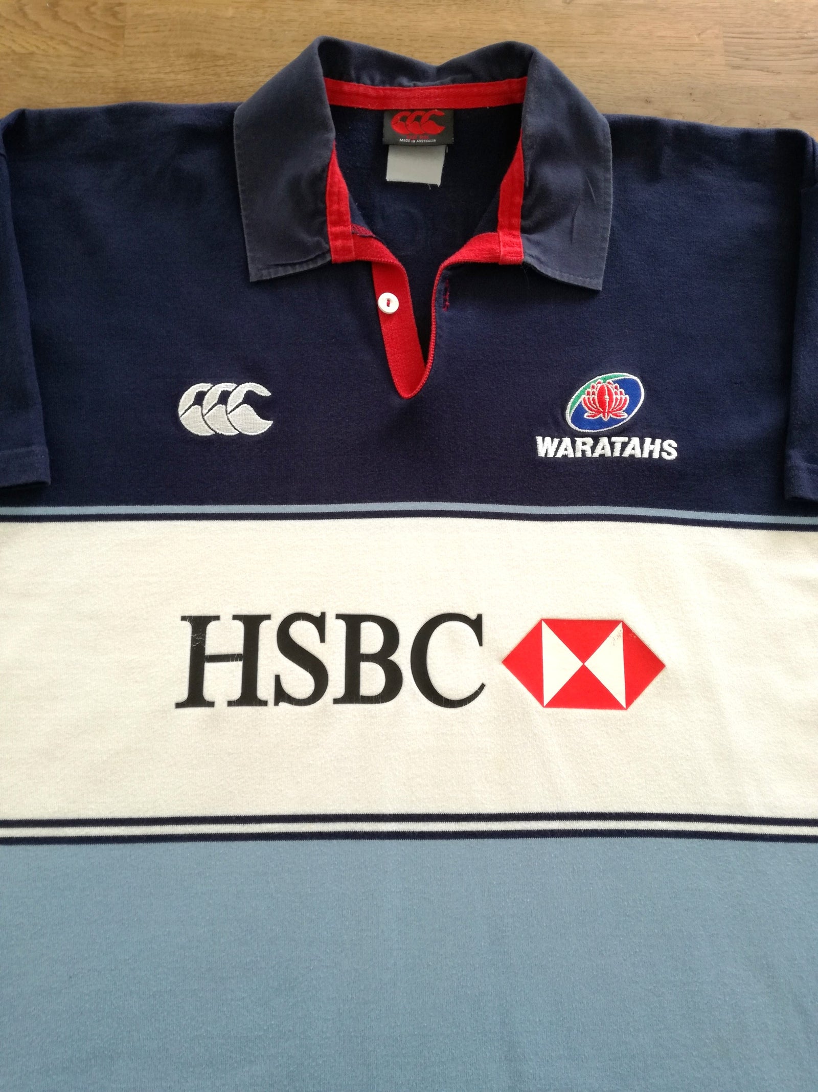 2004 Waratahs Leisure Rugby Shirt