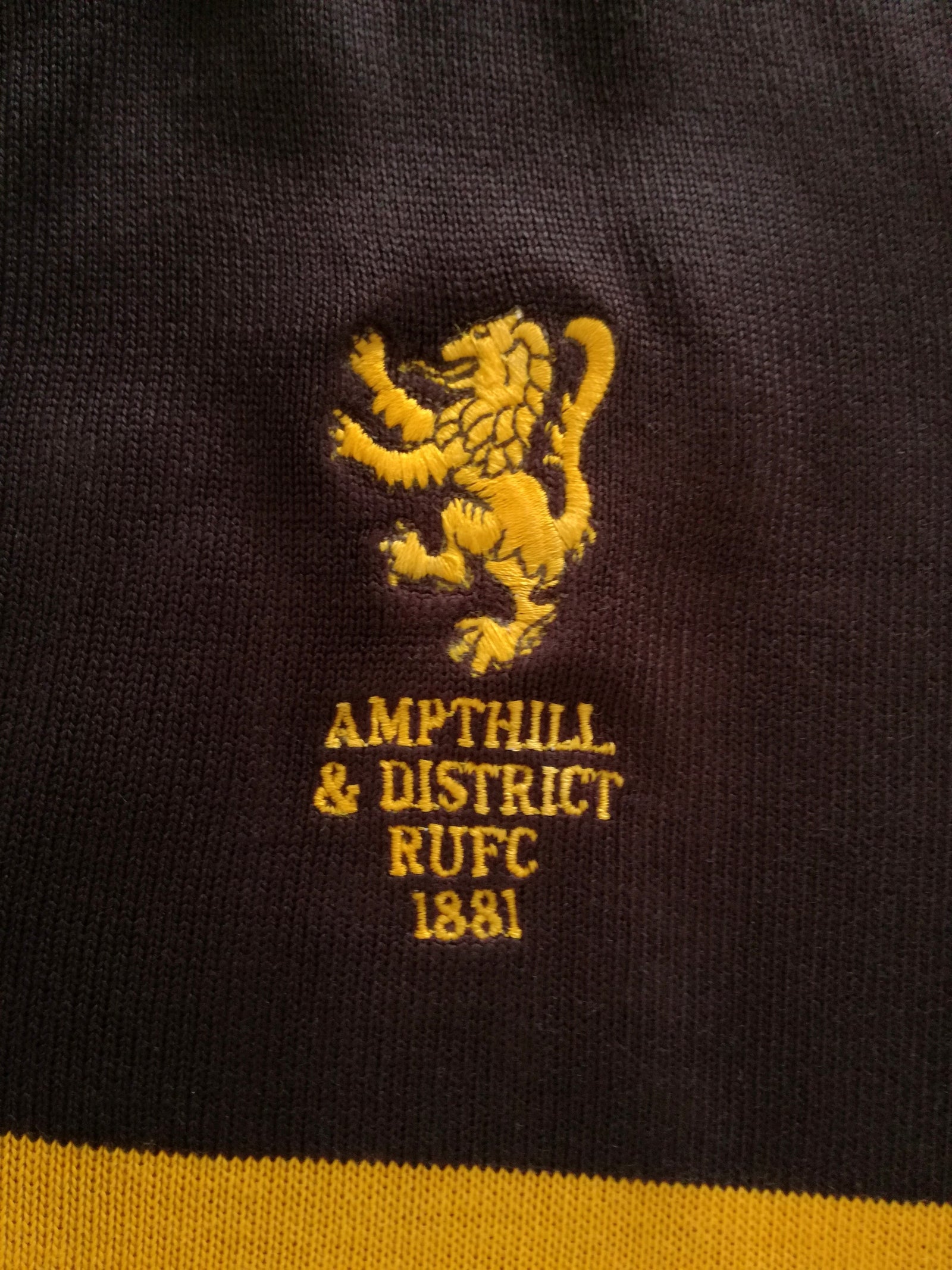 1999/00 Ampthill & District Home Match Worn Rugby Shirt #10 (XL)