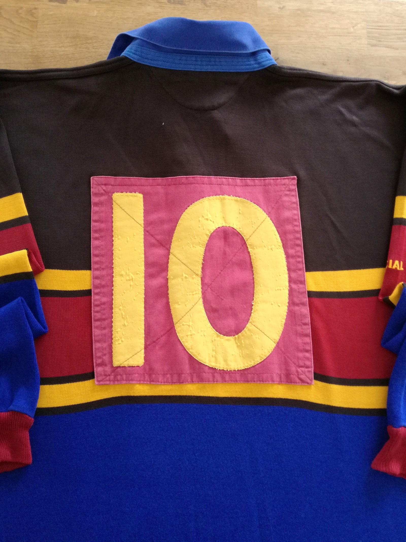 1999/00 Ampthill & District Home Match Worn Rugby Shirt #10