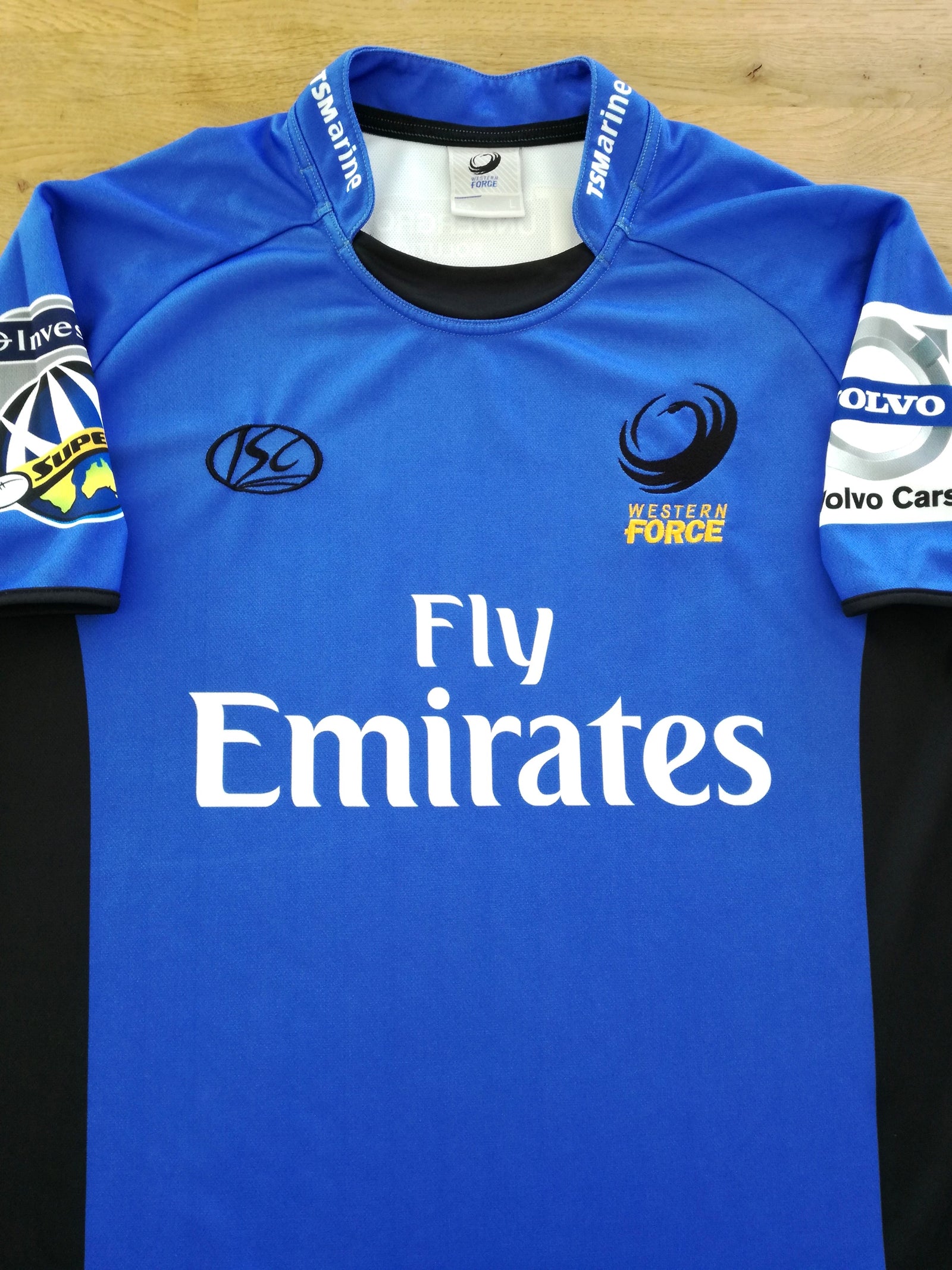 2010 Western Force Home Super14 Rugby Shirt