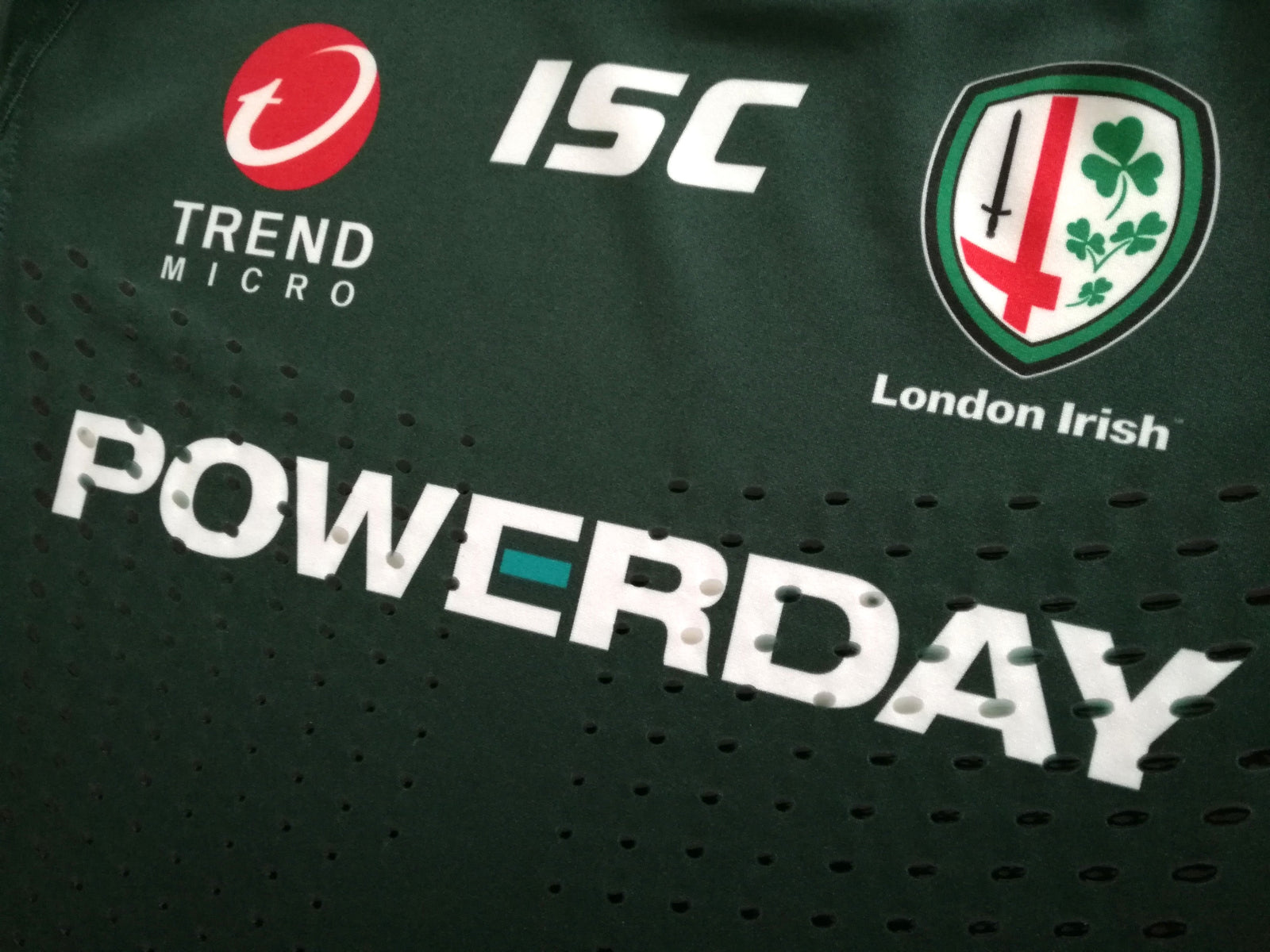 2011/12 London Irish Home Premiership Player Issue Rugby Shirt (L)