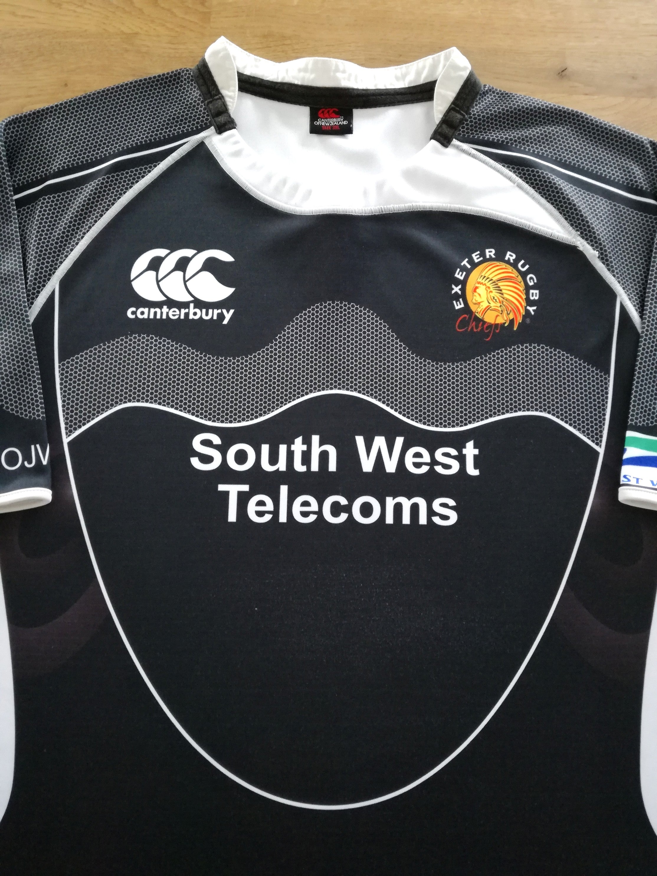 2007/08 Exeter Chiefs Home Rugby Shirt