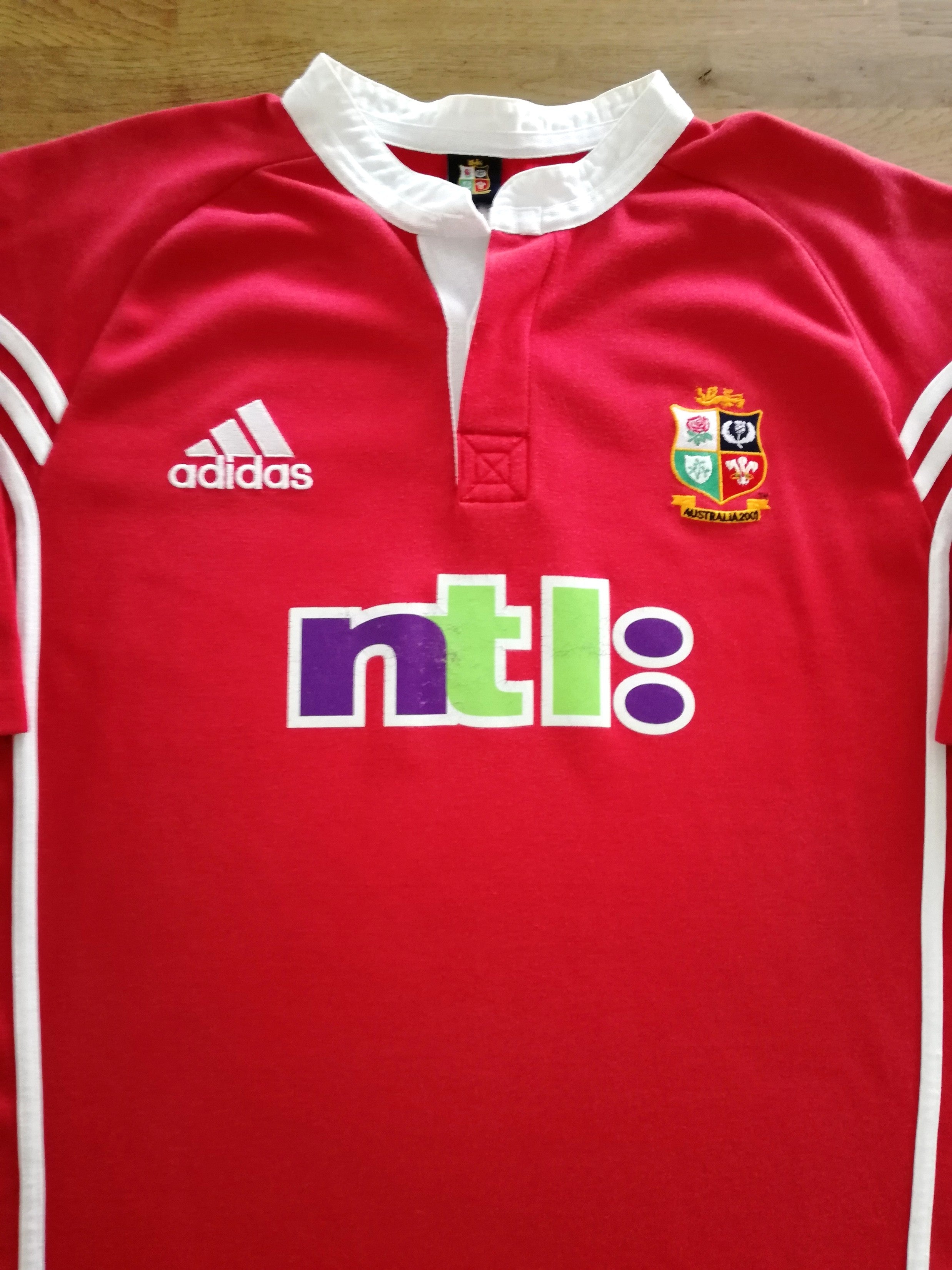 2001 British & Irish Lions Rugby Shirt