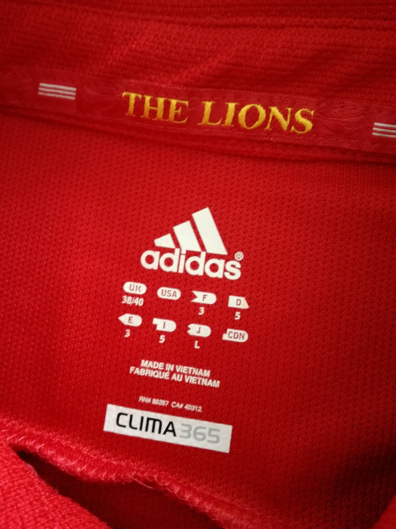 2009 British & Irish Lions Polo Shirt - Red (M)