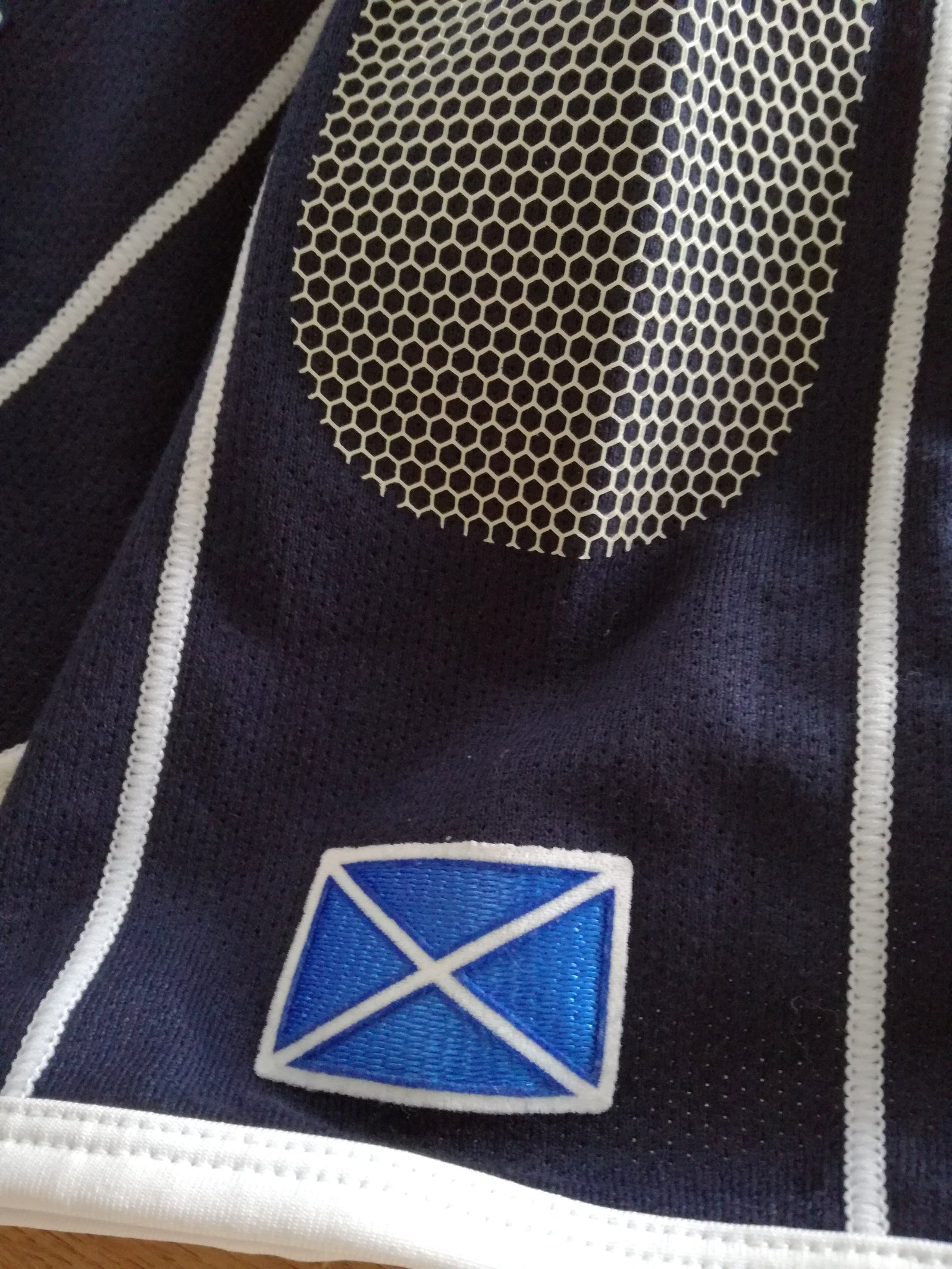 2007 Scotland Home World Cup Player Issue Rugby Shirt (L)