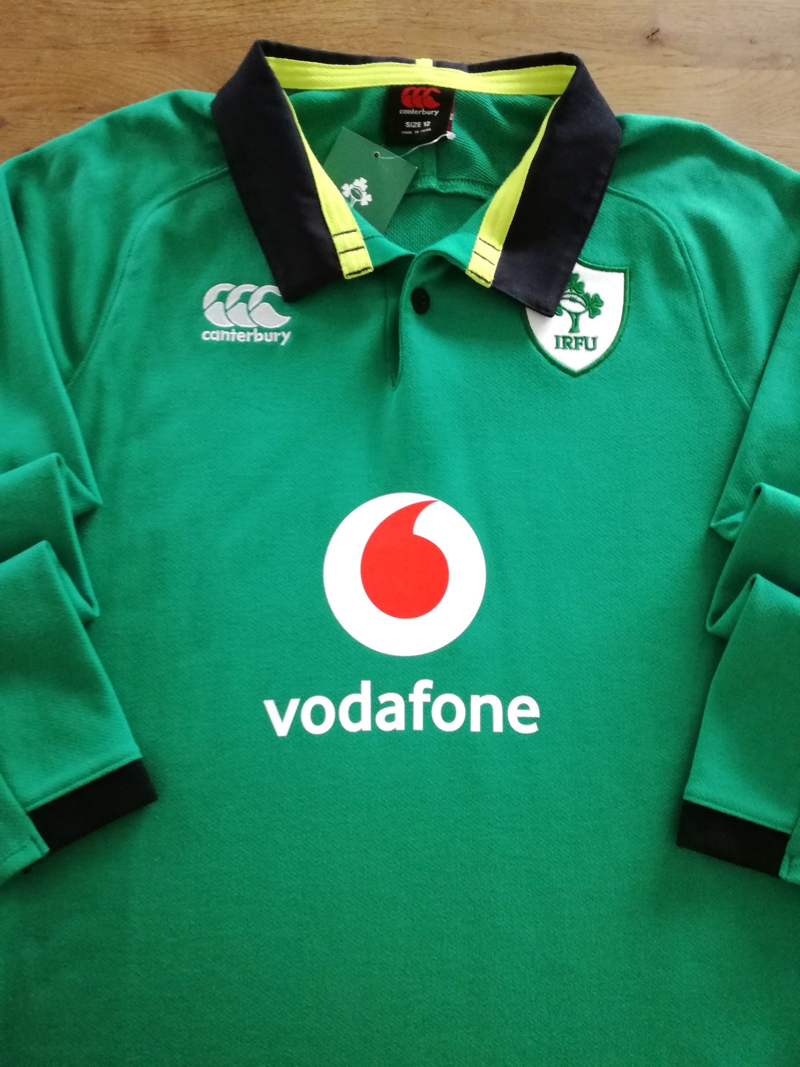2020/21 Ireland Home Vapodri Rugby Shirt. (W) (Size 12) *BNWT*