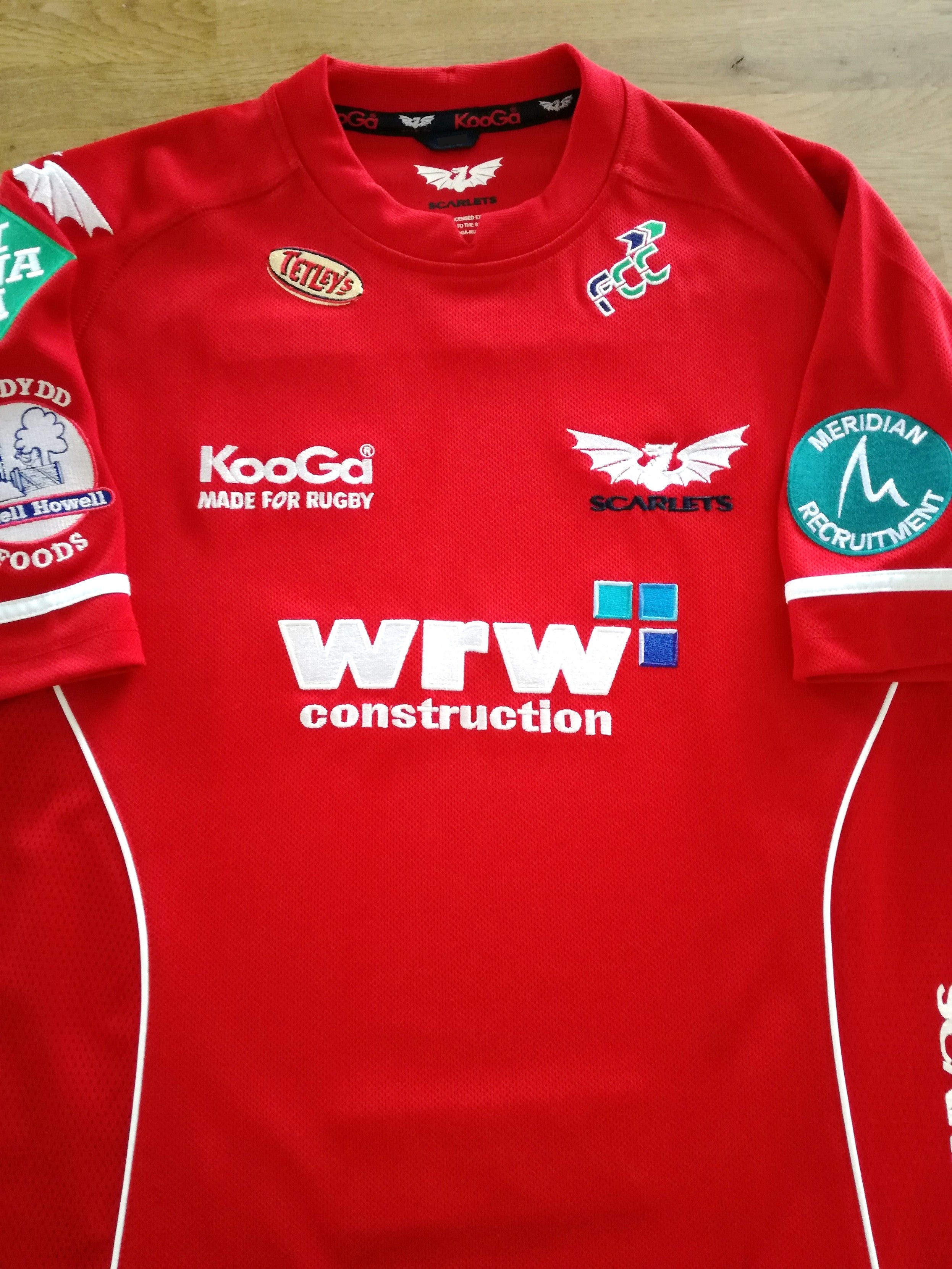 2007/08 Scarlets Home Rugby Shirt