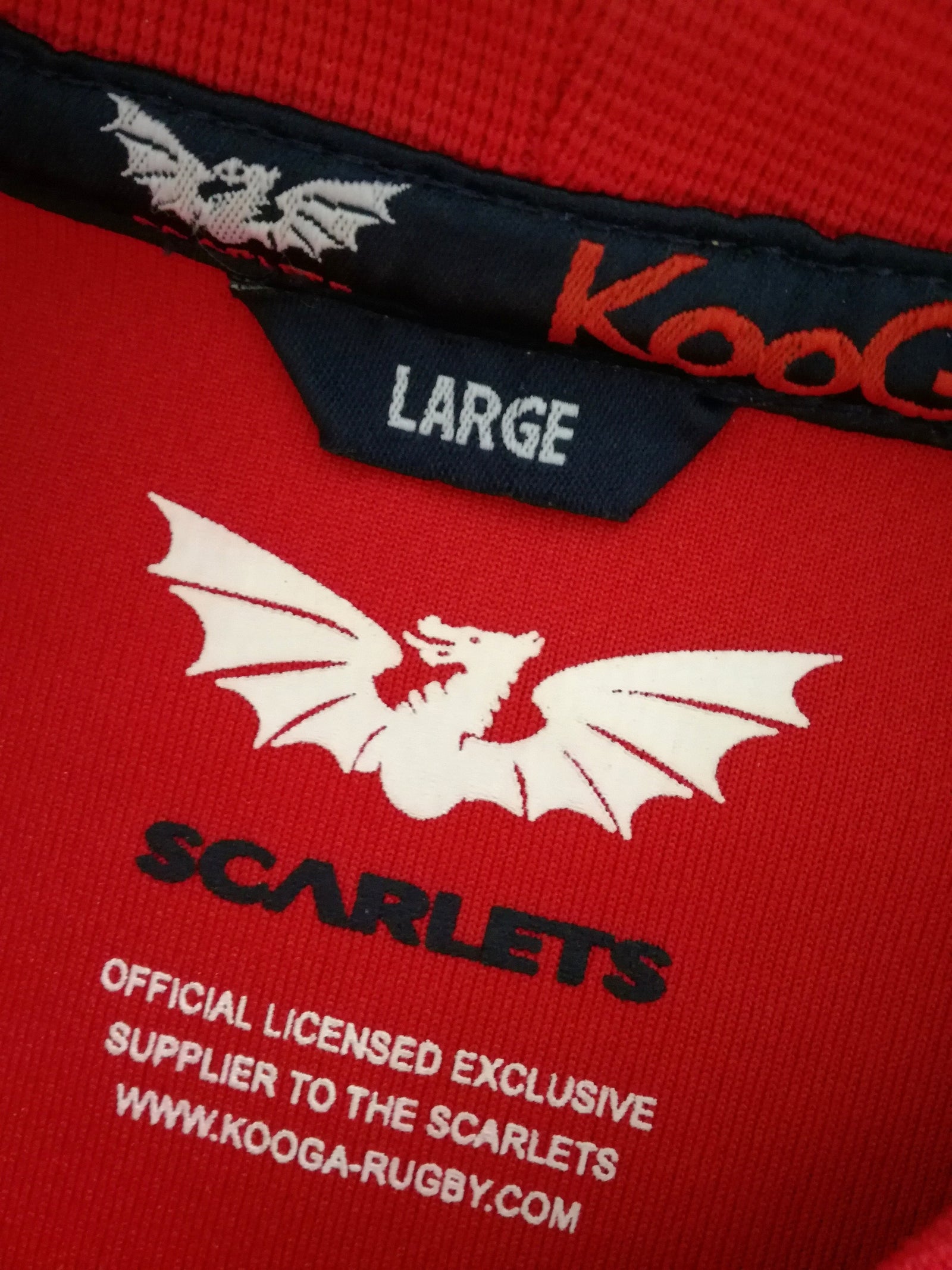 2007/08 Scarlets Home Rugby Shirt (L)