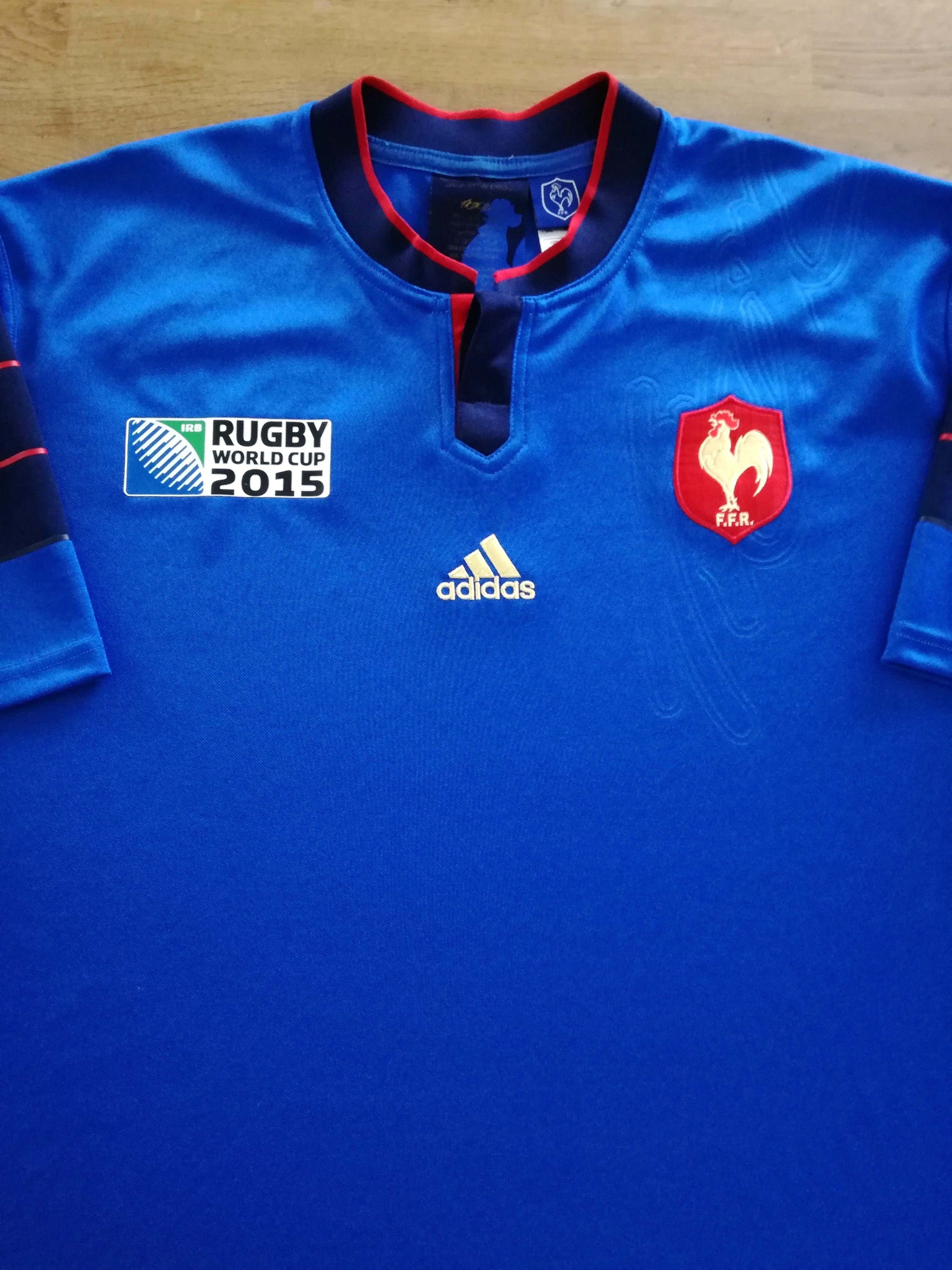 2015 France Home World Cup Rugby Shirt
