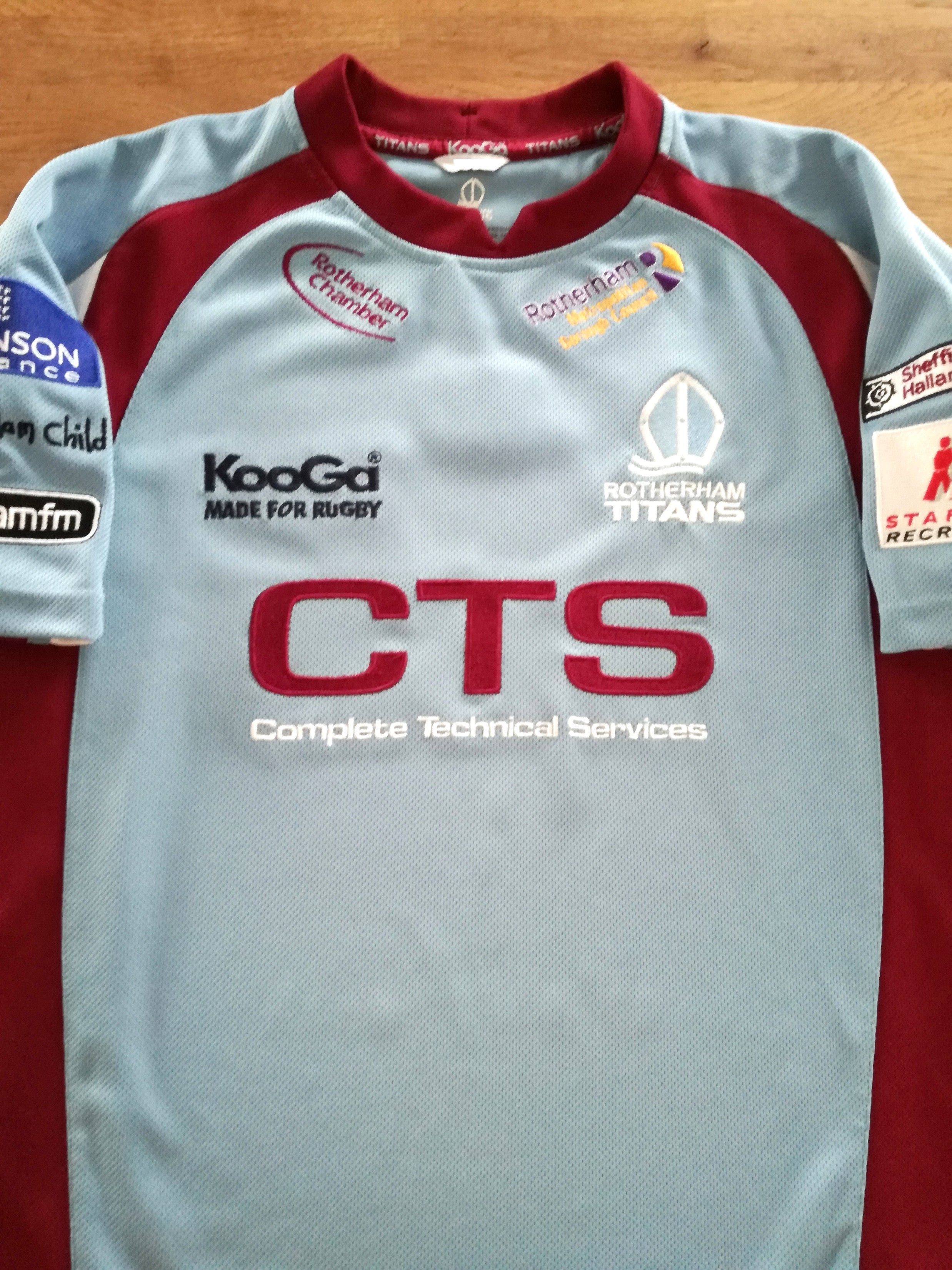 2007/08 Rotherham Titans Home Rugby Shirt