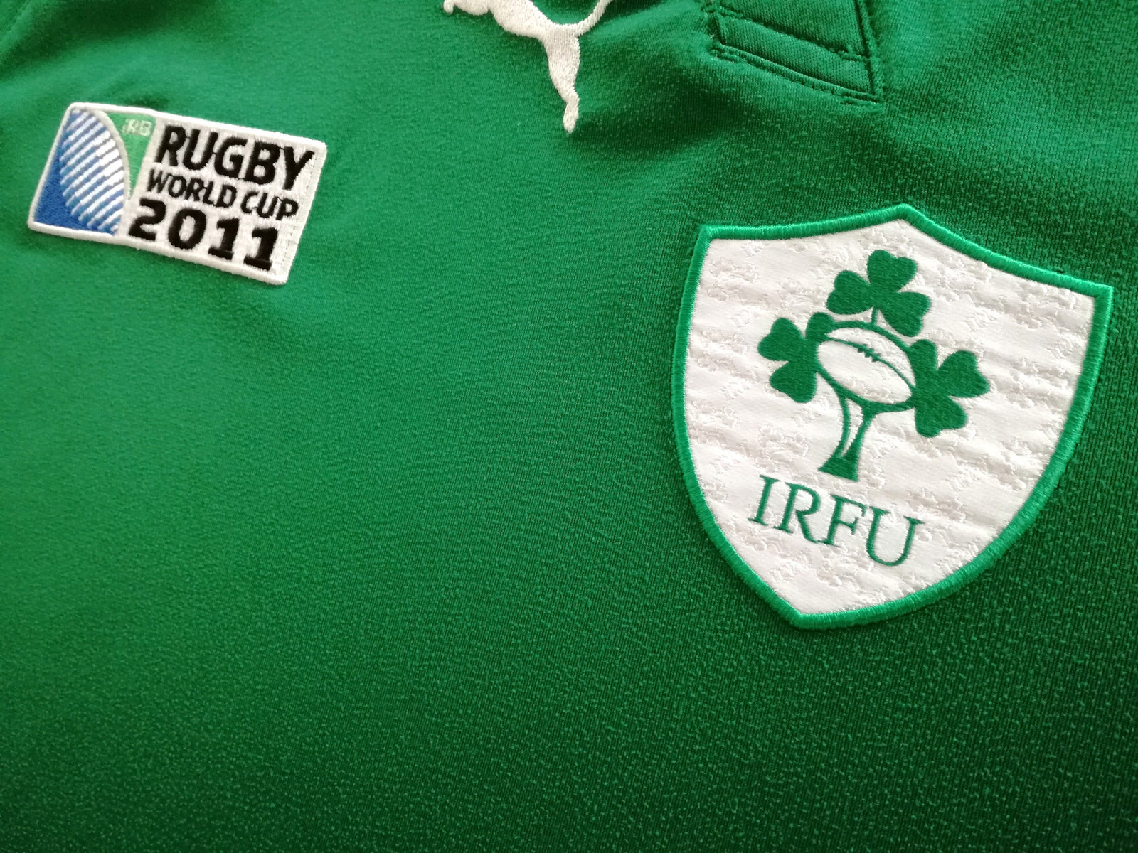 2011 Ireland Home Pro Fit World Cup Rugby Shirt (Youth)